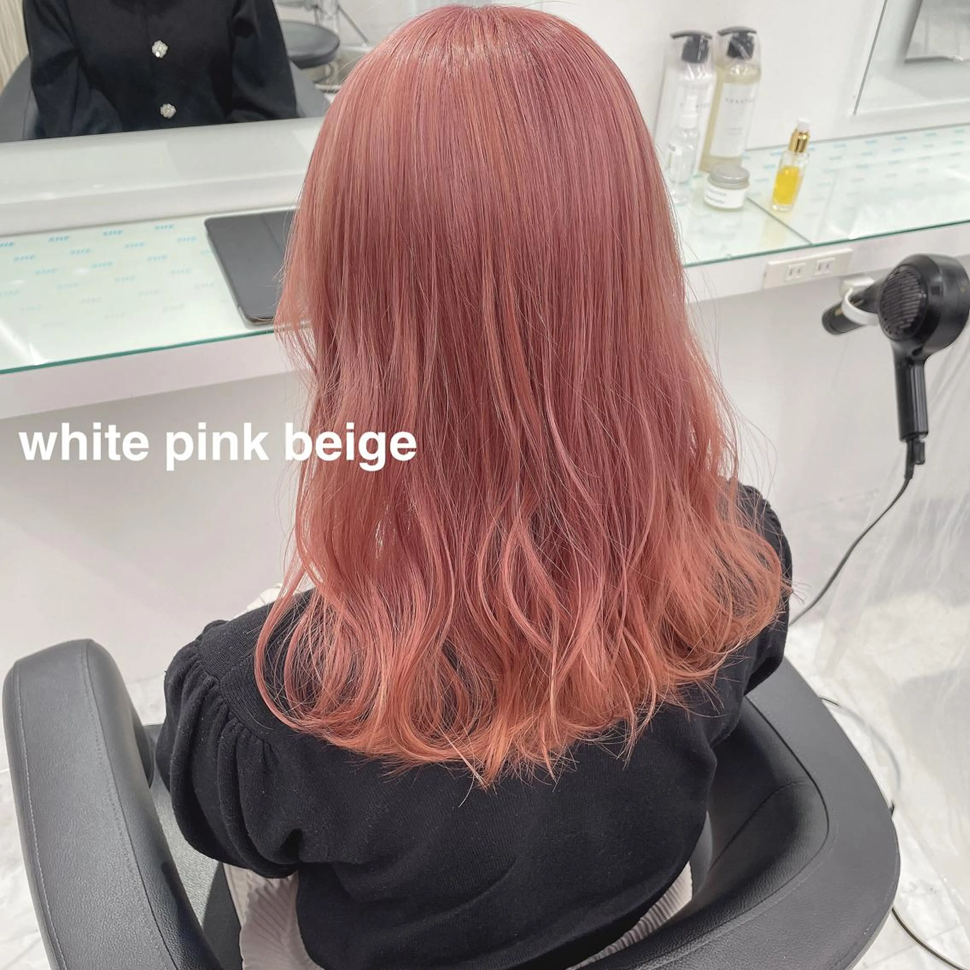 ミディアム カラー ヘアカラー 💗🤍透明感カラー 🤍💗kanonのヘアスタイル
