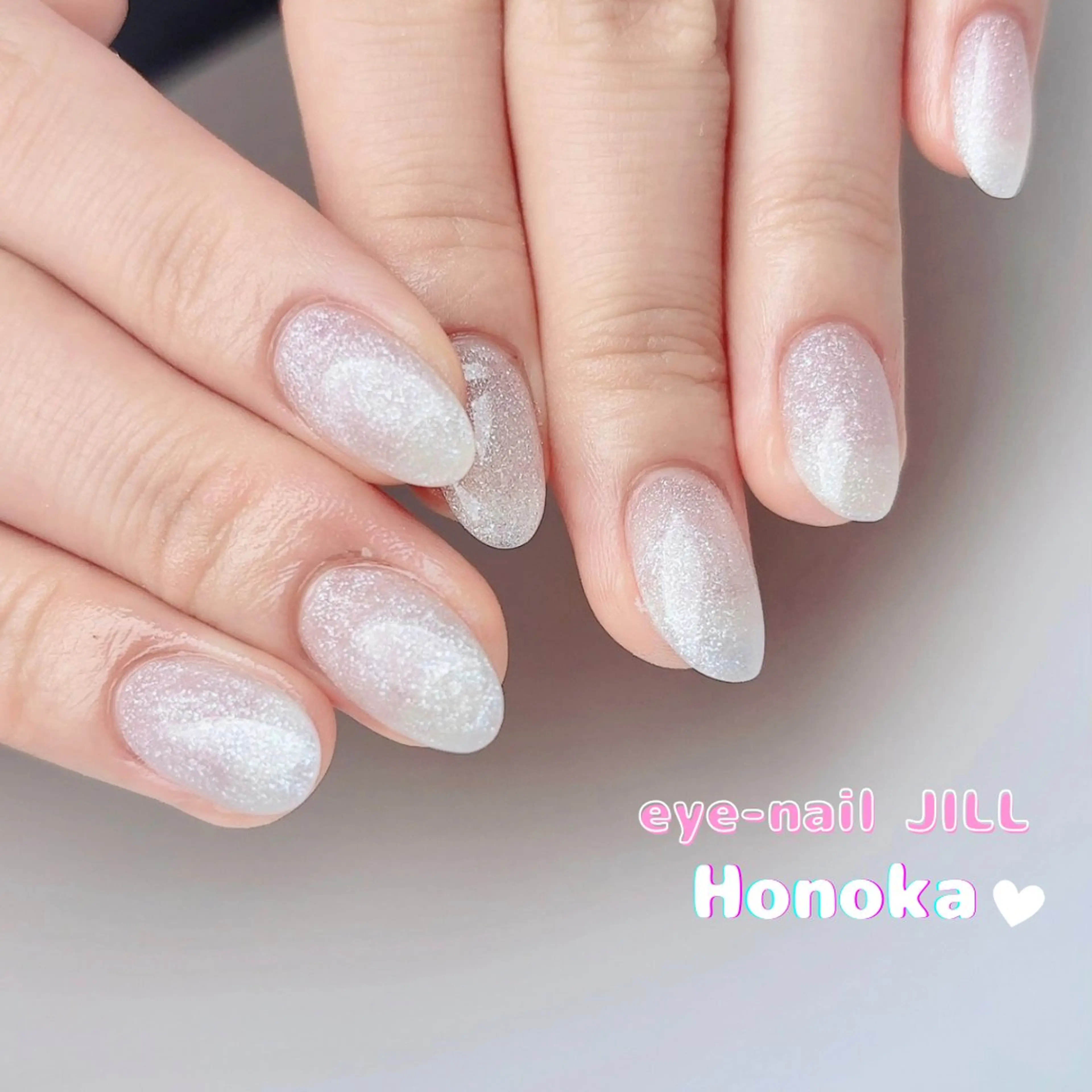 ネイル ラメ(グリッター) スカルプネイル 夏ネイル ハンドネイル JILL Honokaのネイルデザイン