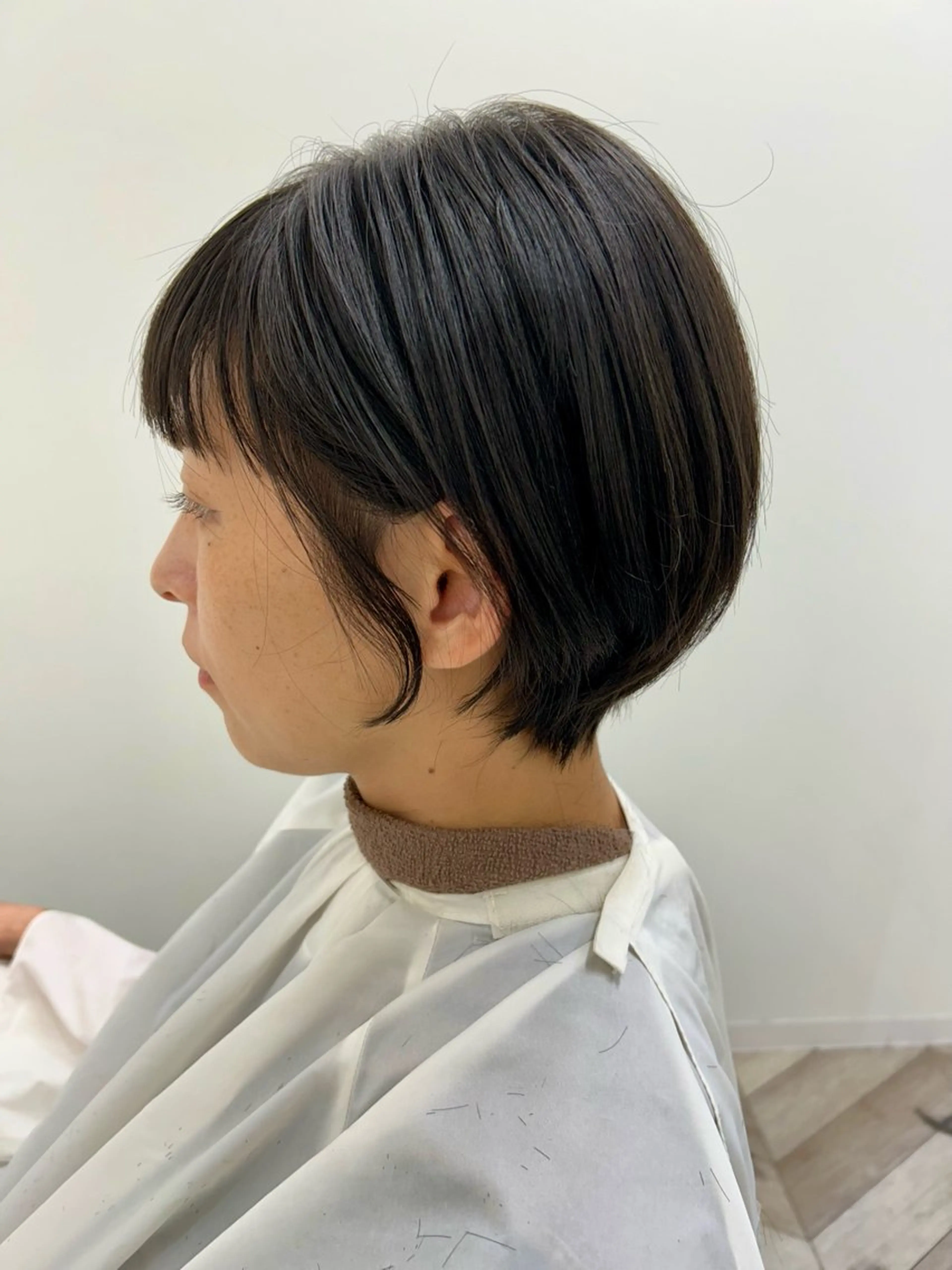 ショート カット ヘアカラー トリートメント 深谷 真見のヘアスタイル