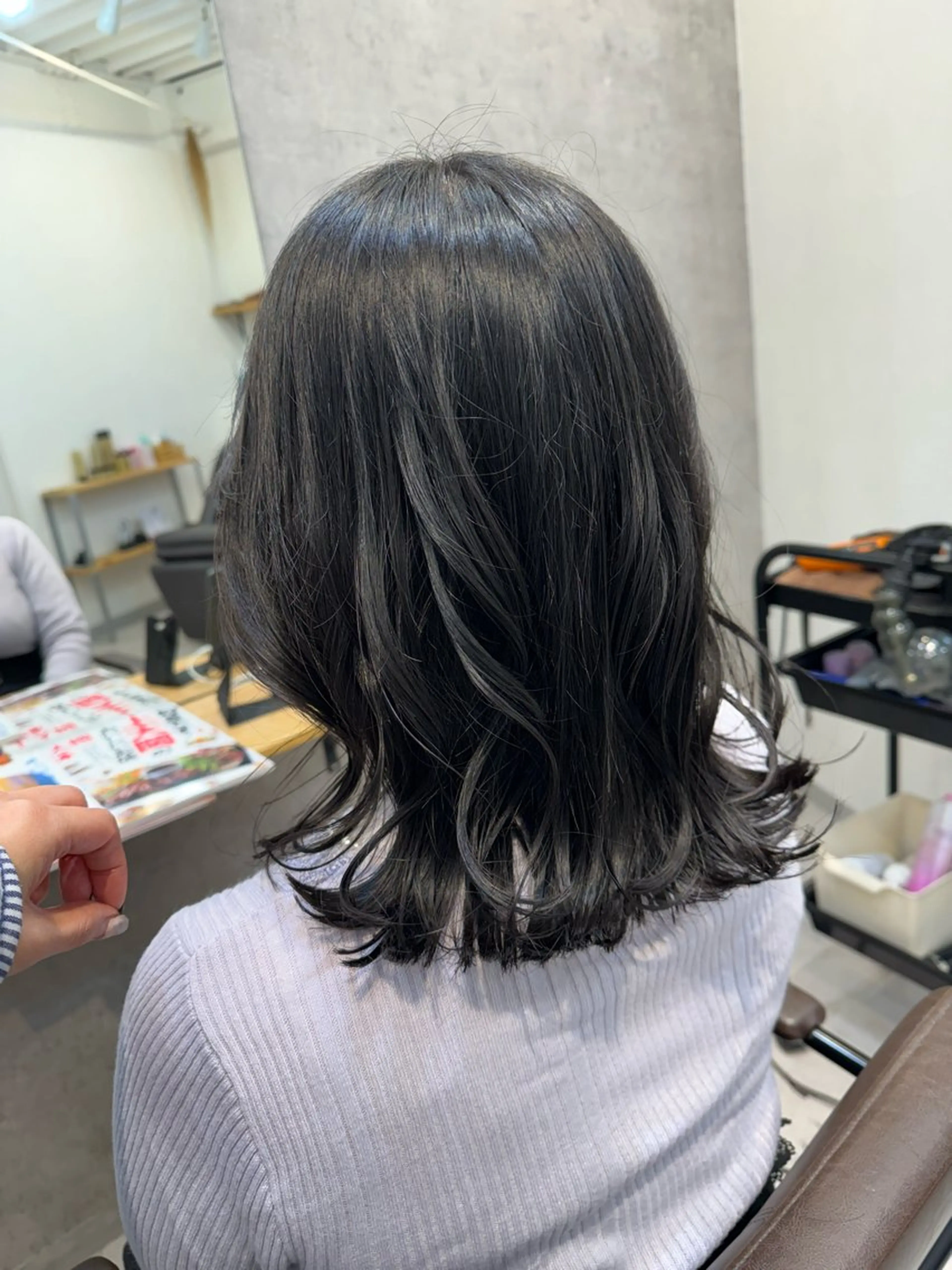 ミディアム くびれヘア カット Dxxxx III所属・女性目線の大人 メンズ*Ayakaのヘアスタイル