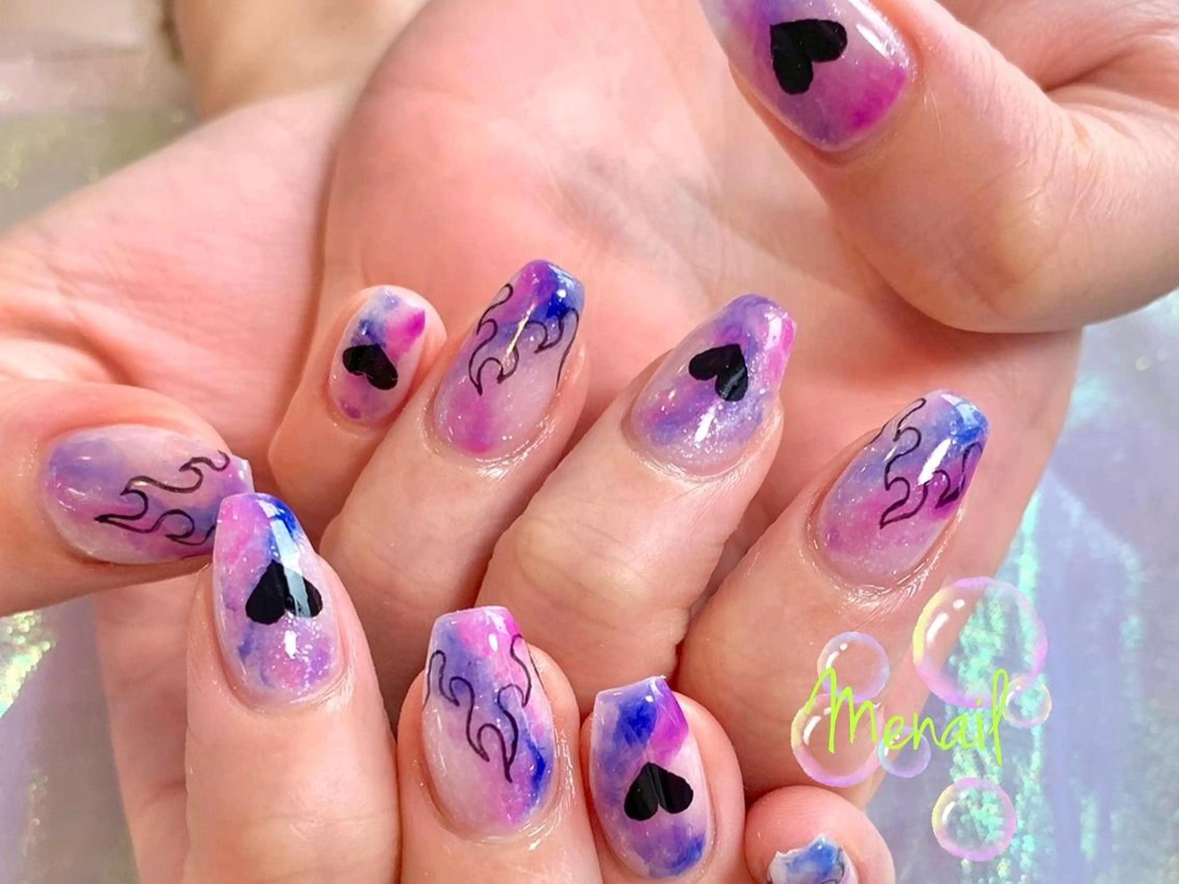 ネイル キラキラネイル Menail心斎橋 本店/runa☆のネイルデザイン