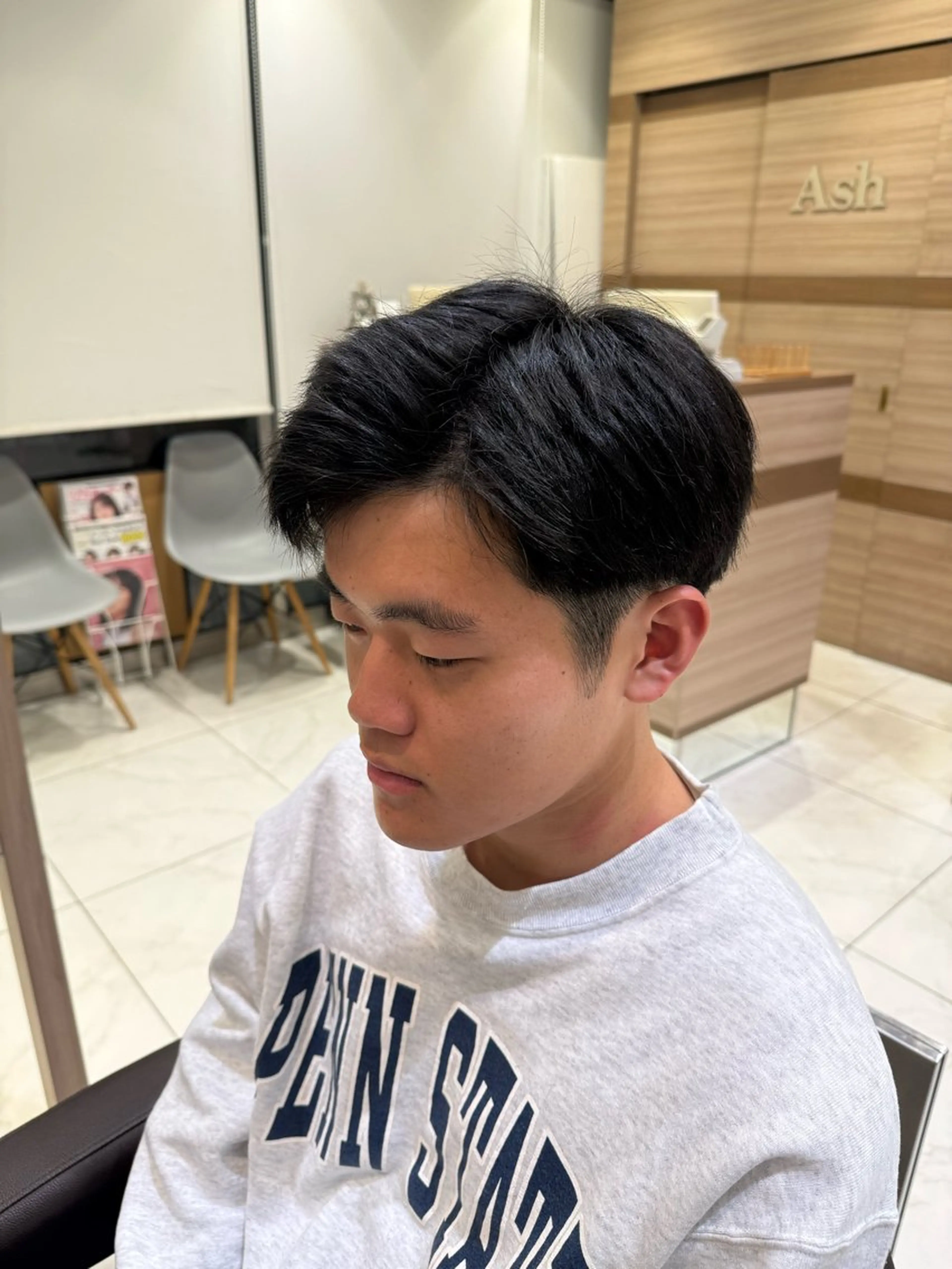 メンズ 透明感カラー🪽🫧 noaのヘアスタイル