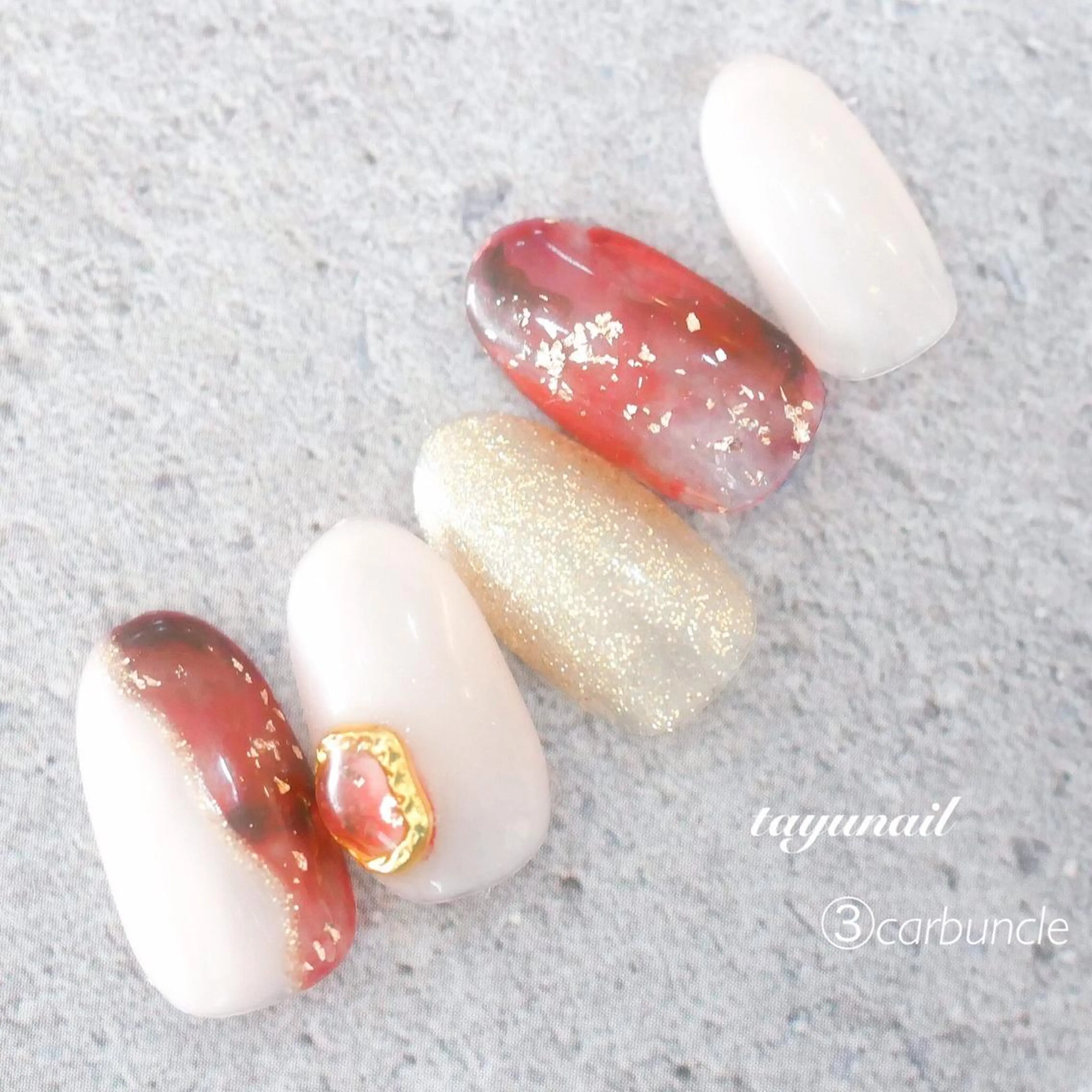 ネイル アートネイル ブルー ジェルネイル ニュアンスネイル ワンカラーネイル ネイルサロン・ネイルスクール たゆnail所属・ネイルサロン 【たゆnail】のネイルデザイン