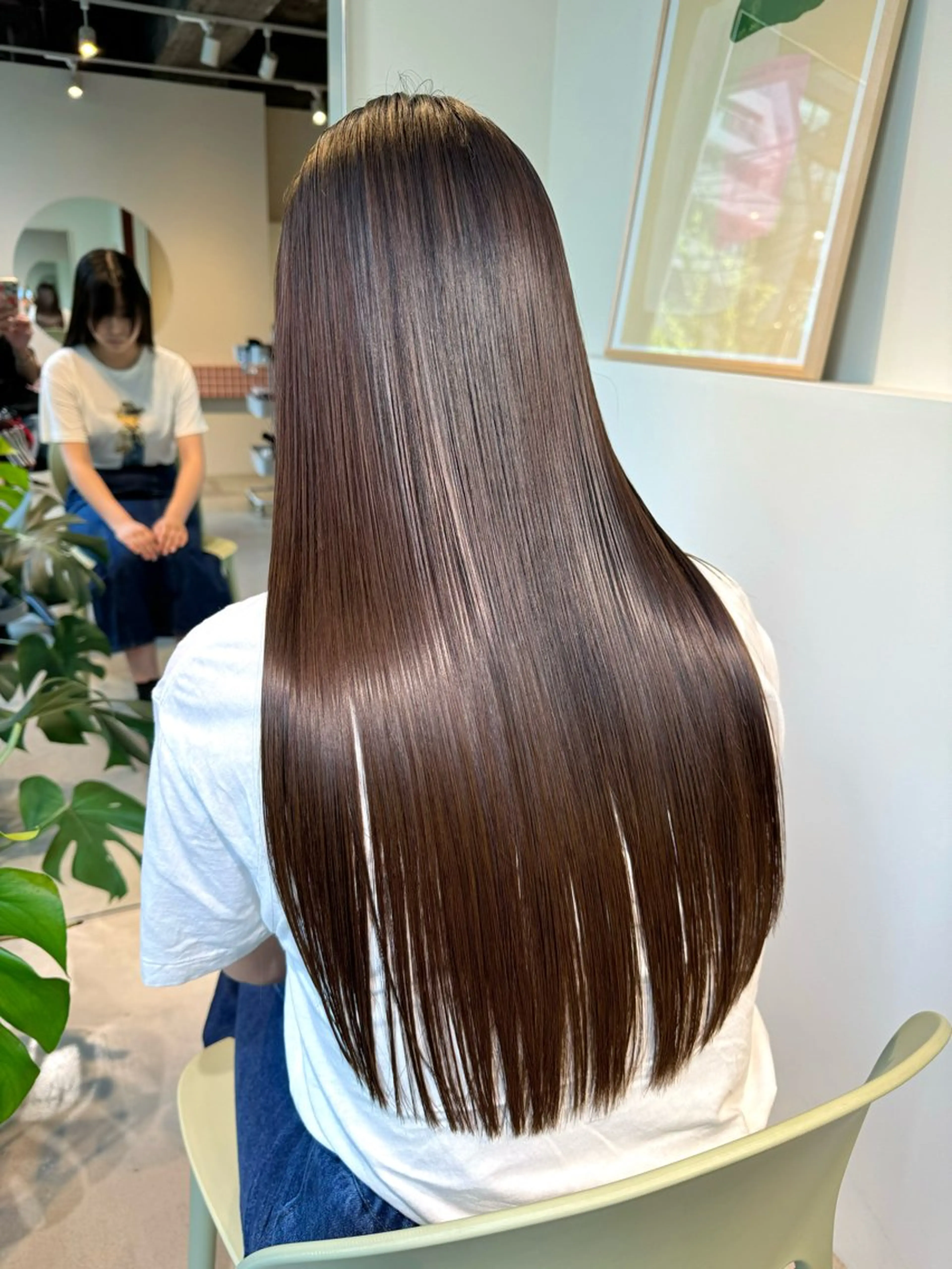 ロング アッシュ ボブ 髪質改善 レイヤーカット ロング eto所属・髪質改善スペシャリス ト長尾勇弥/梅田中津のヘアスタイル