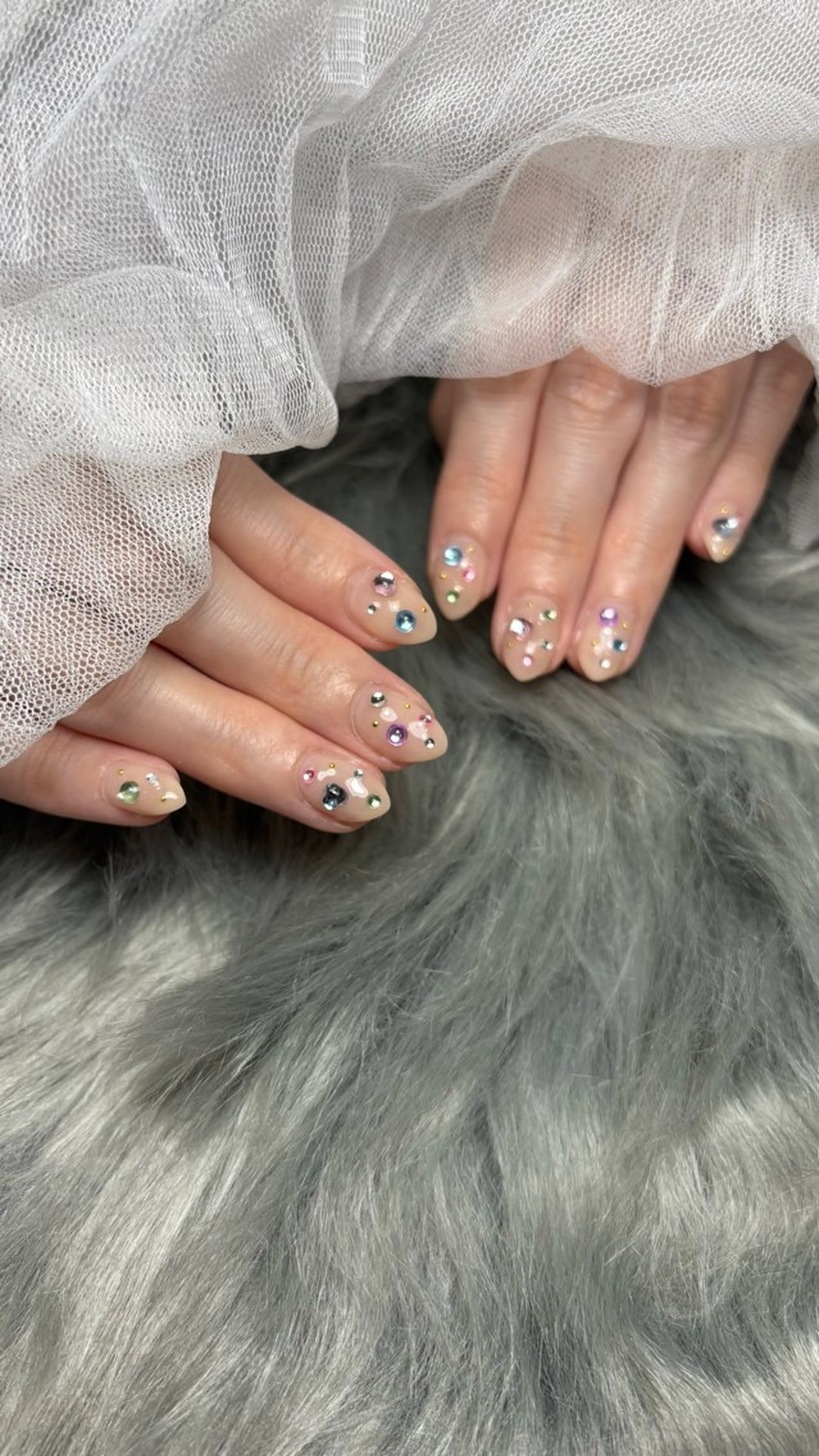 ネイル ハンドネイル ASUKA nail ちゅるん/ニュアンスのネイルデザイン