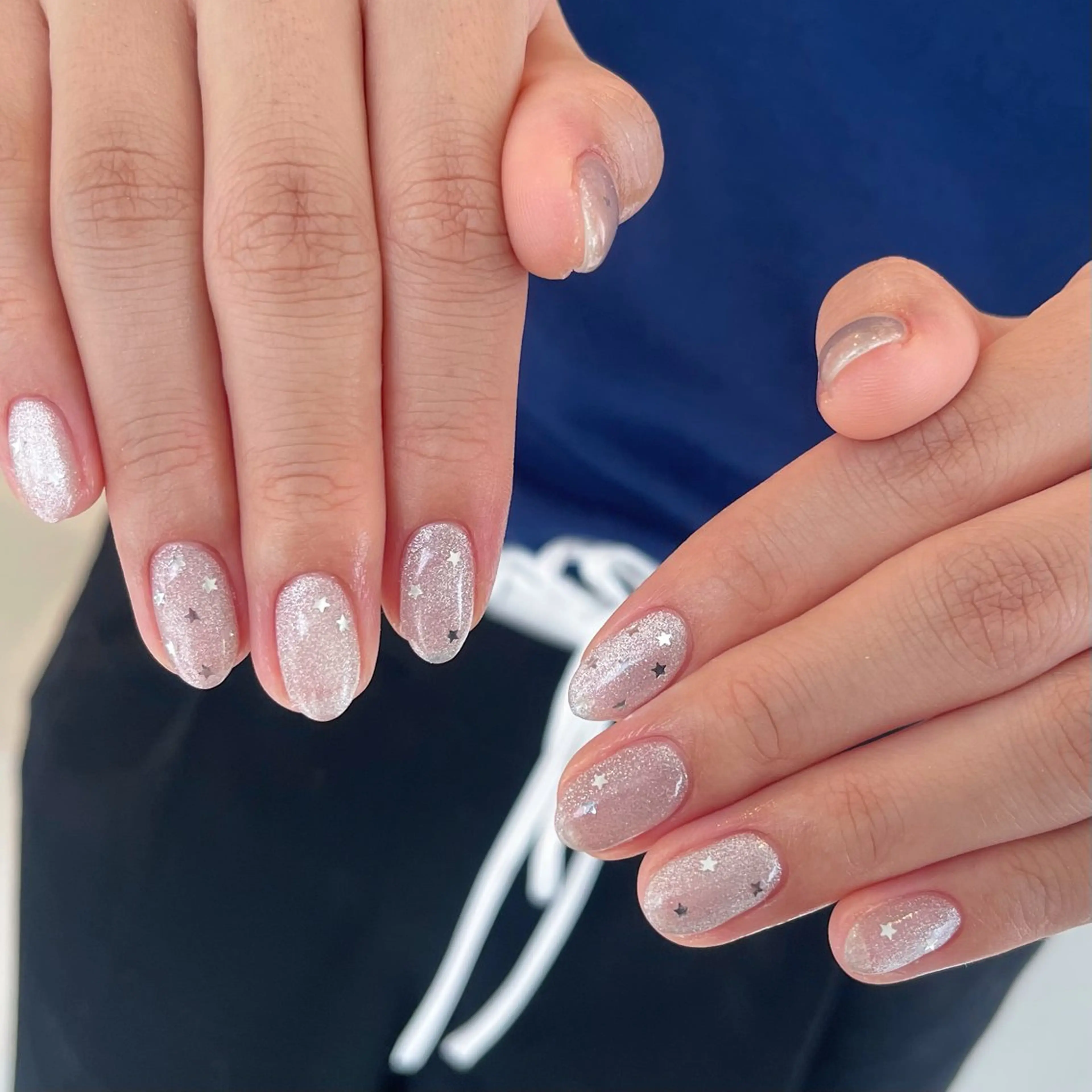 ネイル 韓国ネイル マグネットネイル ハンドネイル petit所属・Yuka ネイリストのネイルデザイン