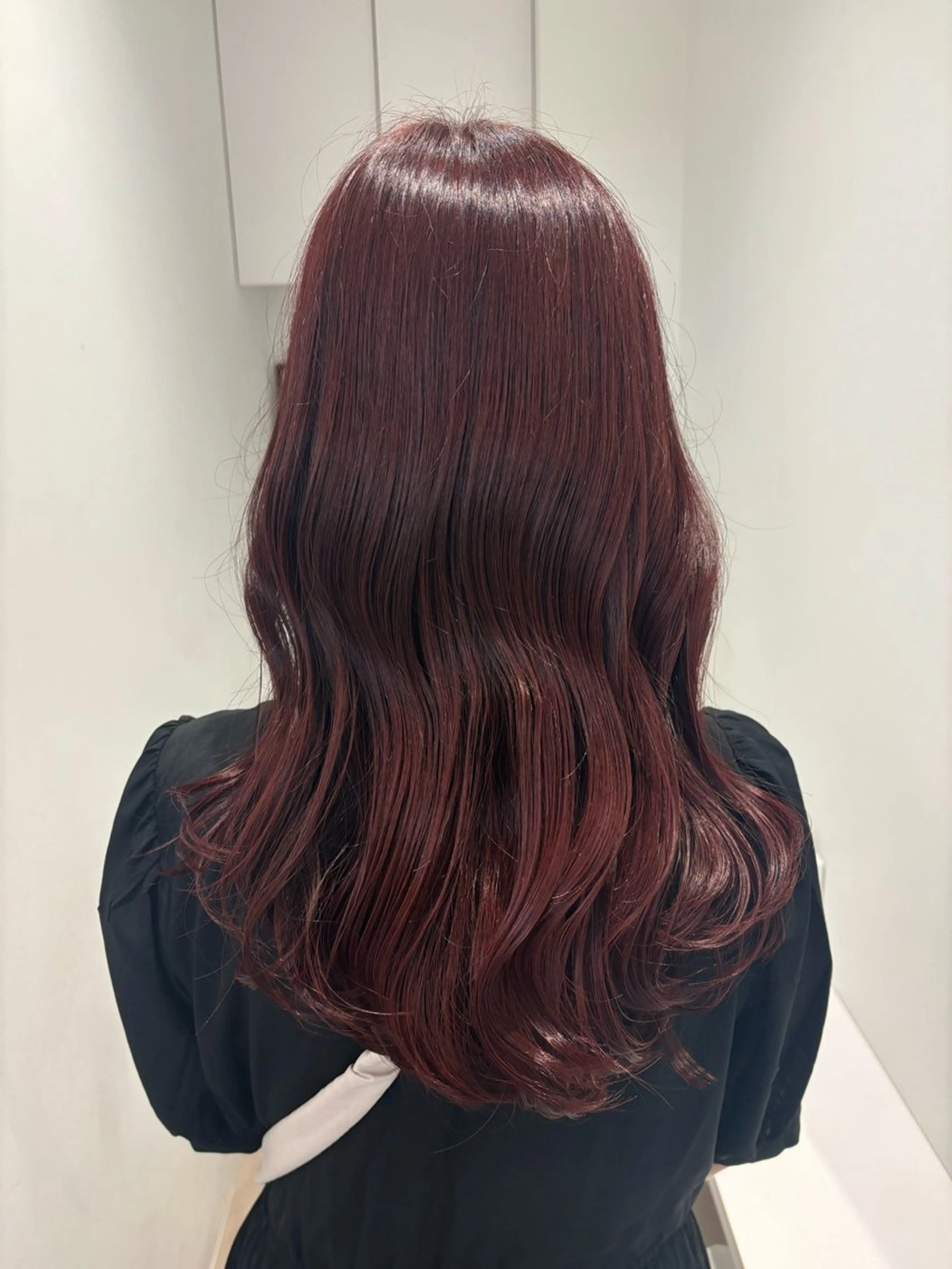 セミロング ヘアカラー Rin🔔/ボブ/ 透明感カラー🤎のヘアスタイル