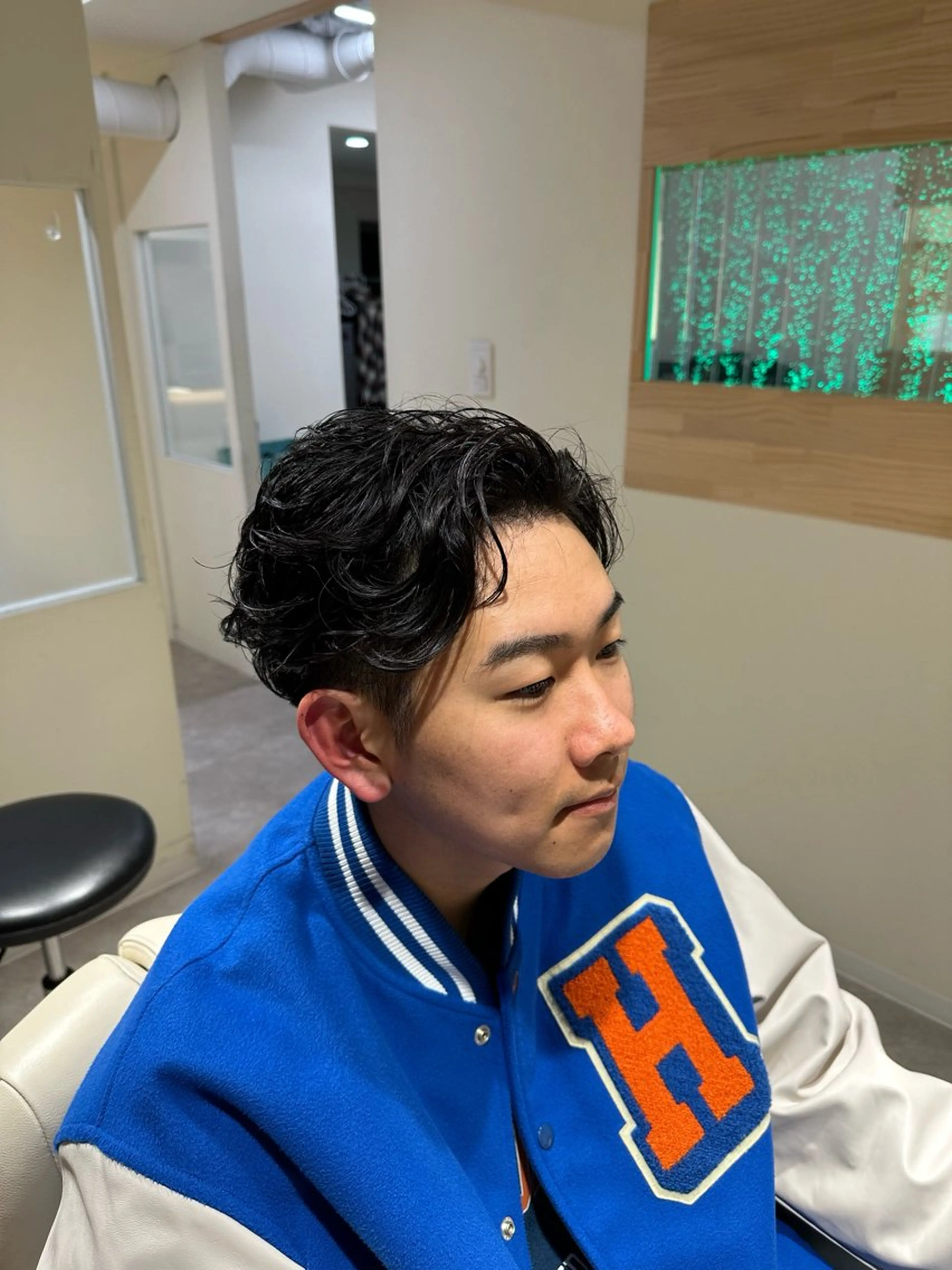 🔥営業後の時間1名限定🔥メンズカット+カーリーパーマの写真