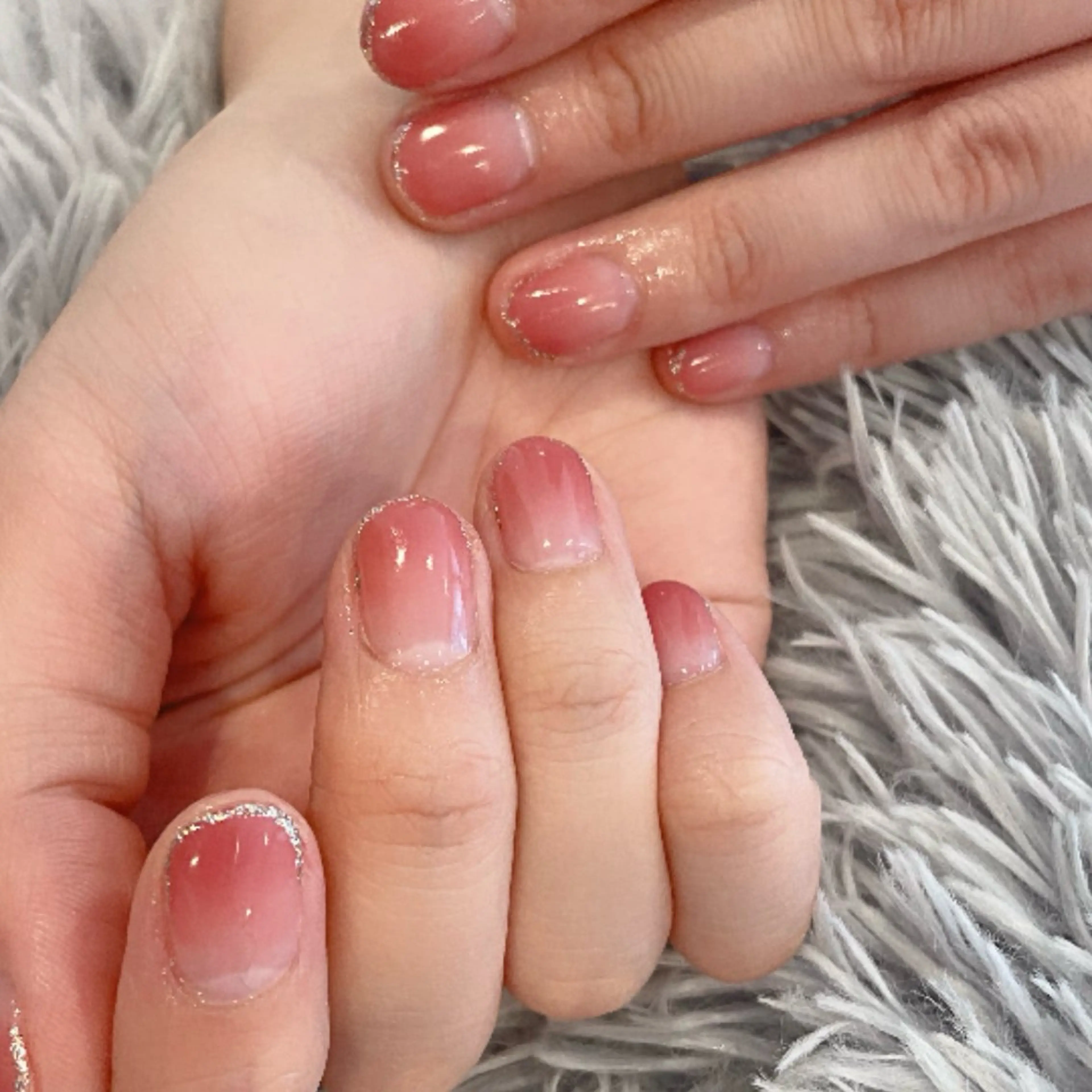 ☻ハンドネイル☻グラデーション💅　　　　　　　　　　　　　クリアも可🙆‍♀️オフ有りの写真