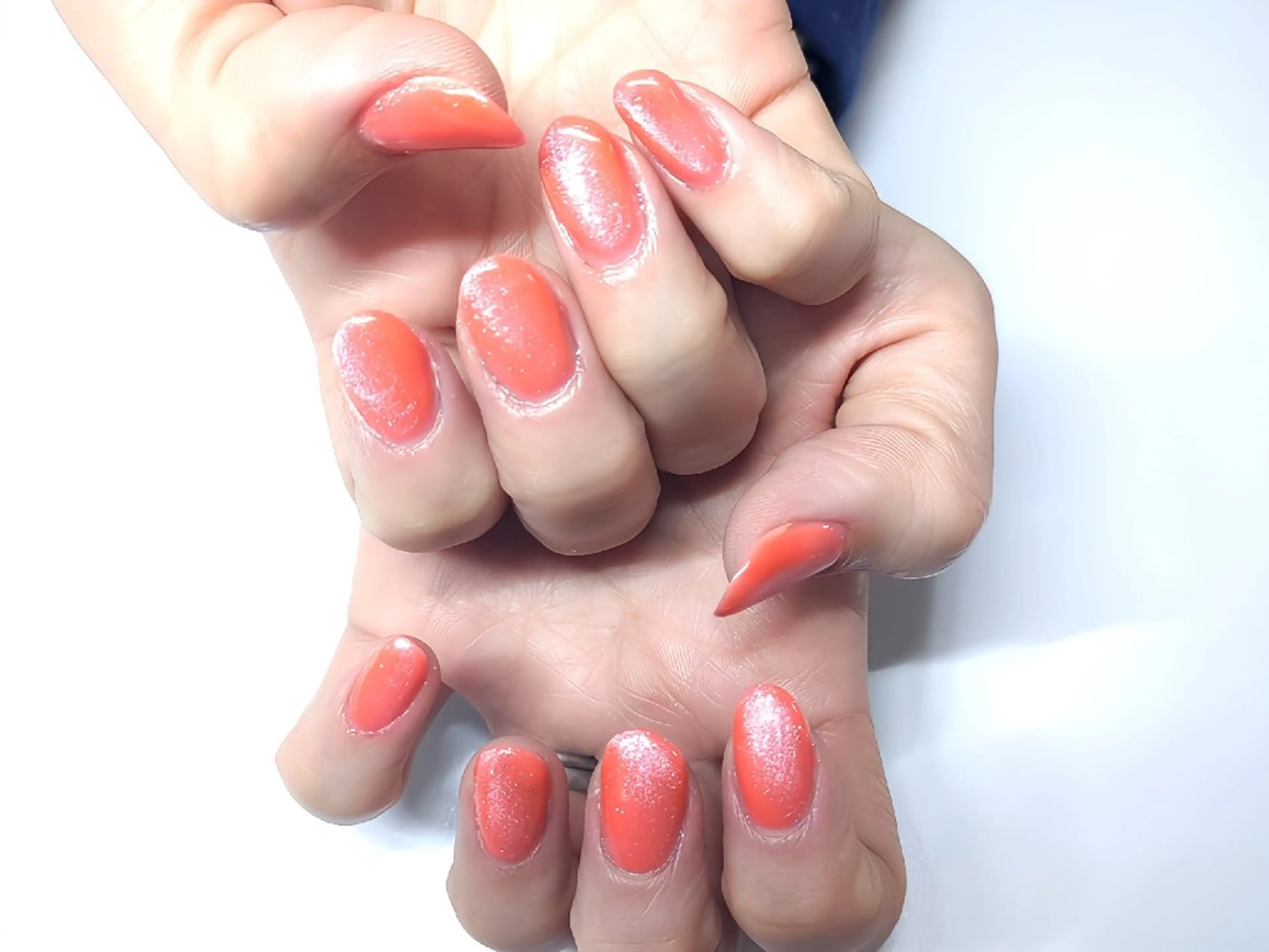 ミディアム ハンドネイル AQUA nailのネイルデザイン