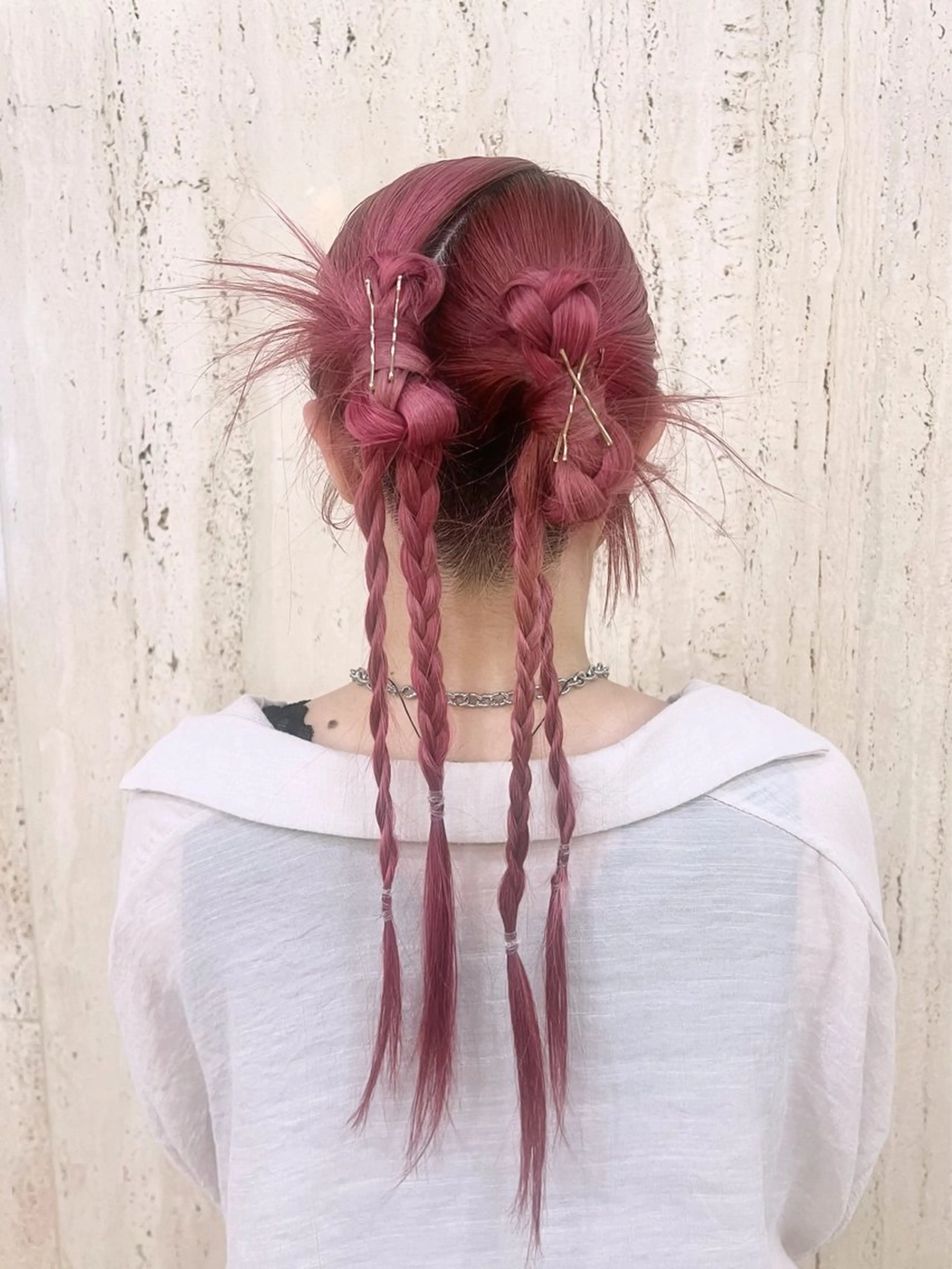 ロング ヘアアレンジ ヘアセット ショコラ梅田所属・ひなた 🌟*.+ﾟのヘアスタイル