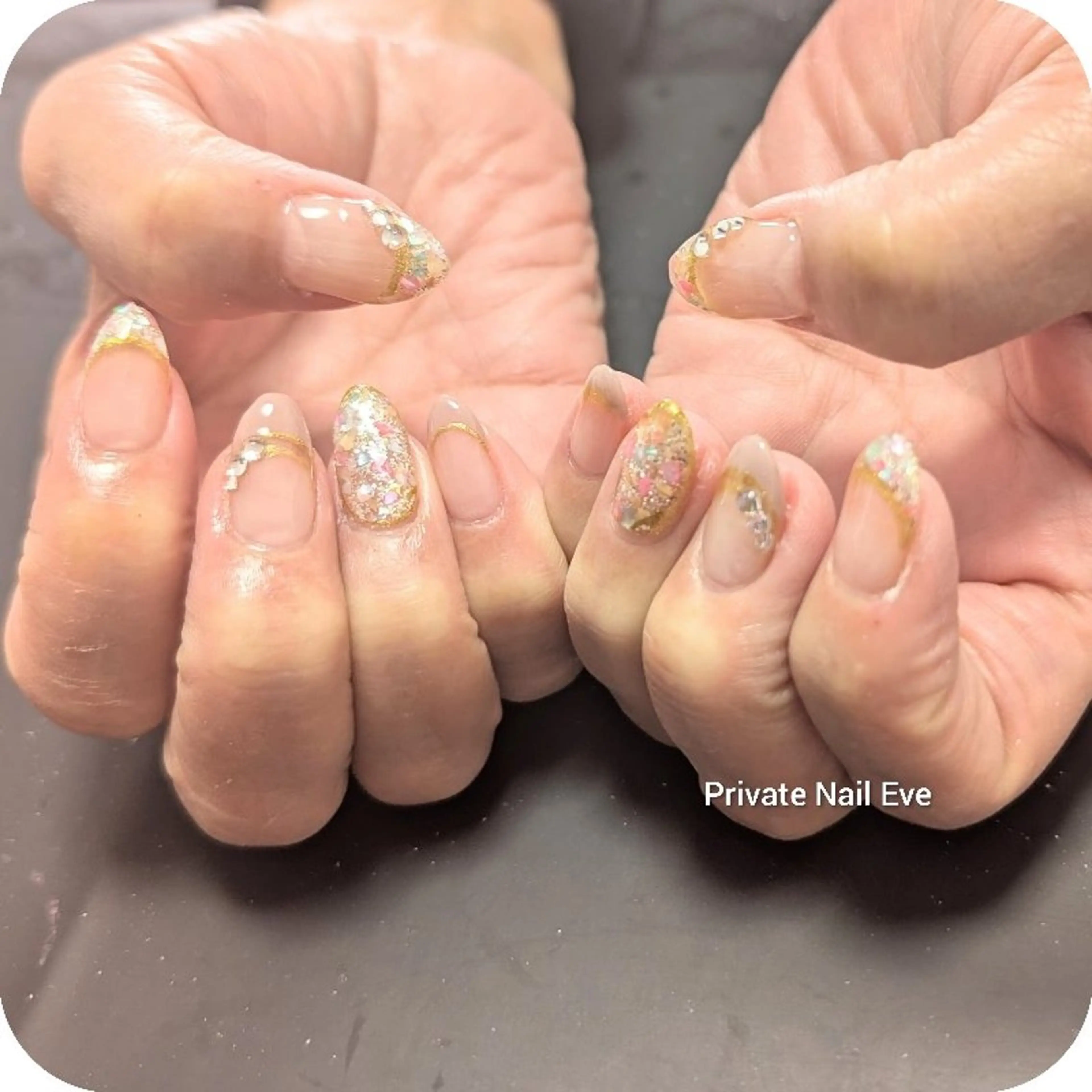 ネイル フレンチネイル 持ち込み ハンドネイル ネイル junkoのネイルデザイン