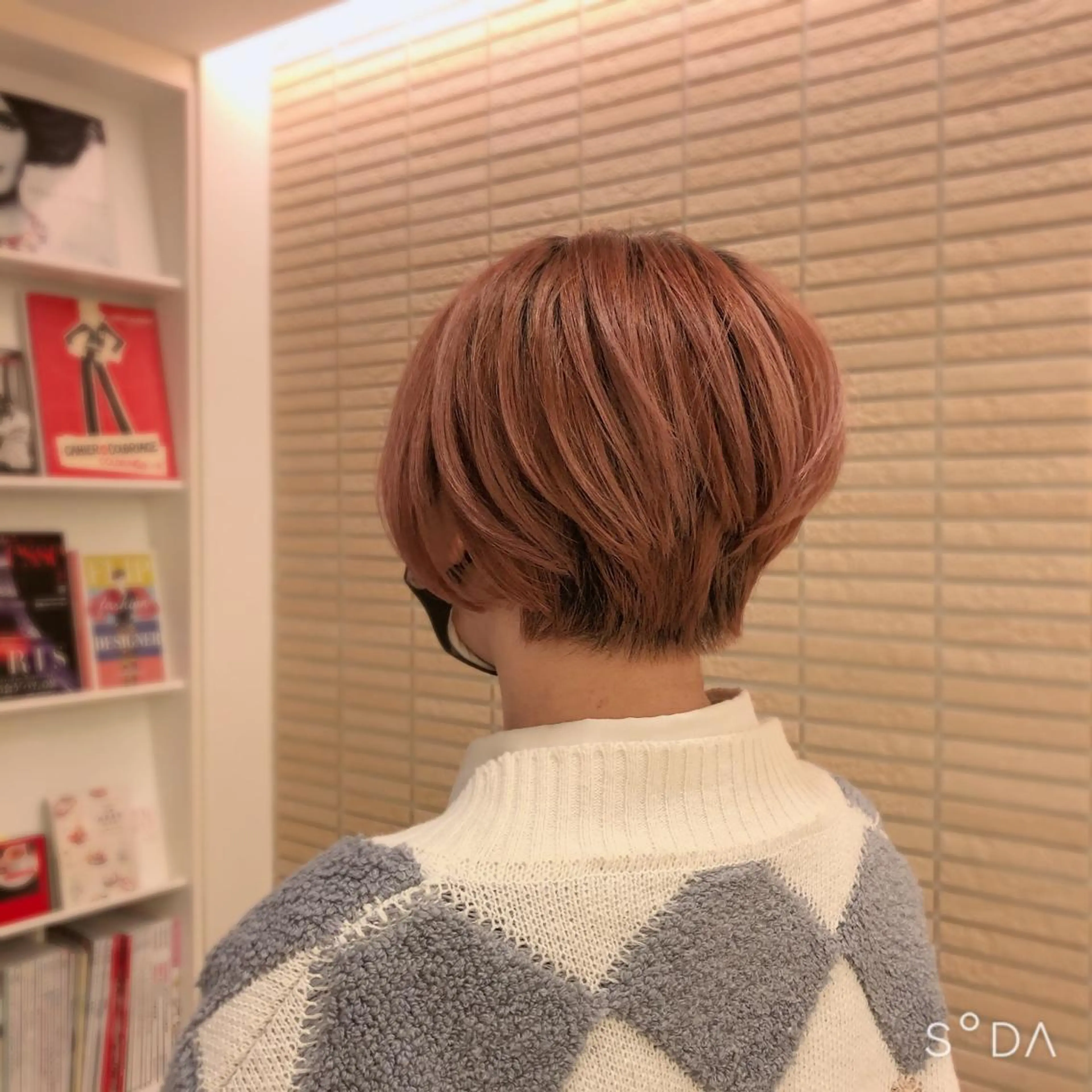 ショート 小顔カット 小野寺 モエカのヘアスタイル