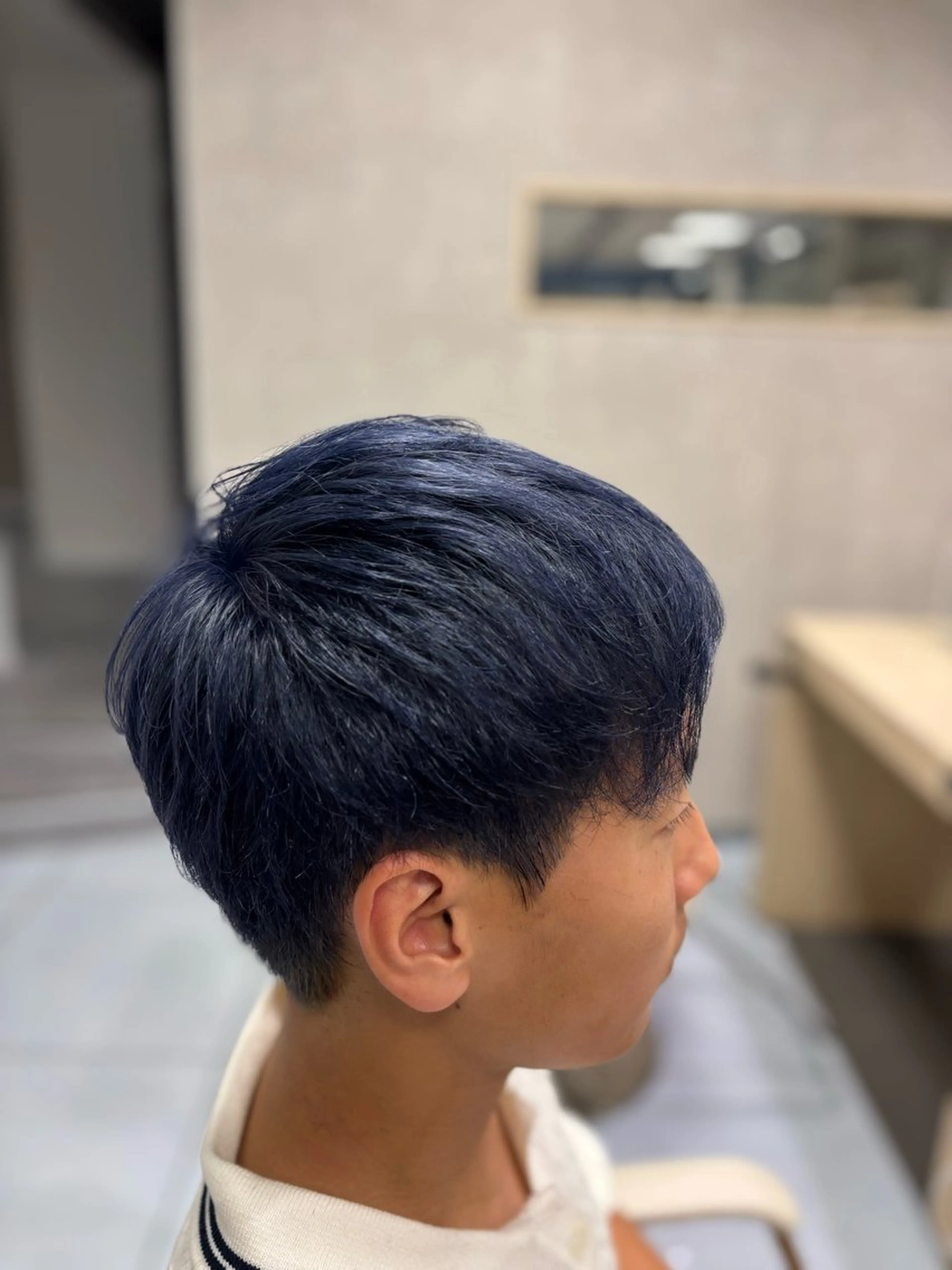 ショート カラー メンズ ヘアカラー メンズ特化韓国風 パーマスタイル/りんのヘアスタイル