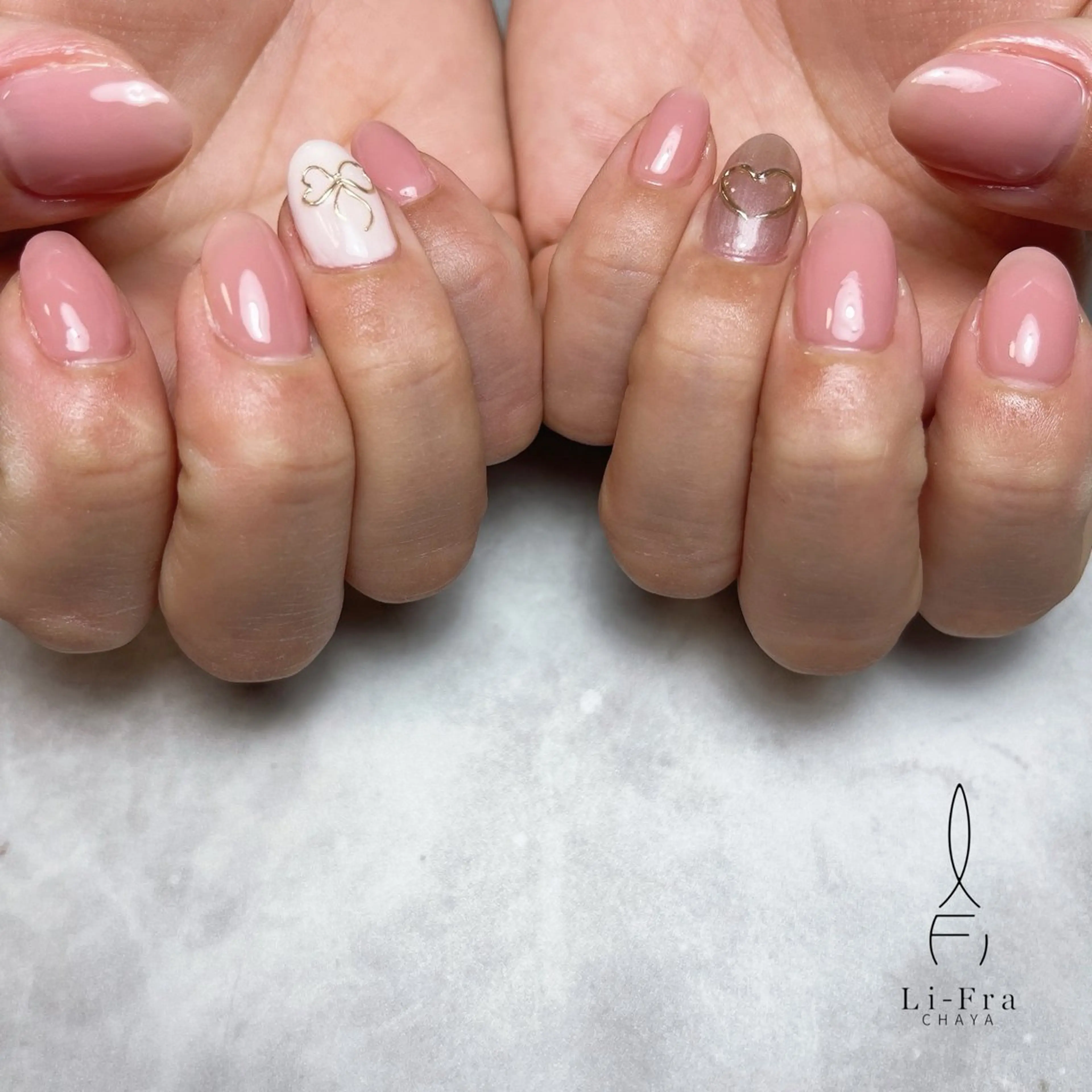 ネイル アートネイル ワンカラーネイル ハンドネイル Li-Fra 神野さやのネイルデザイン