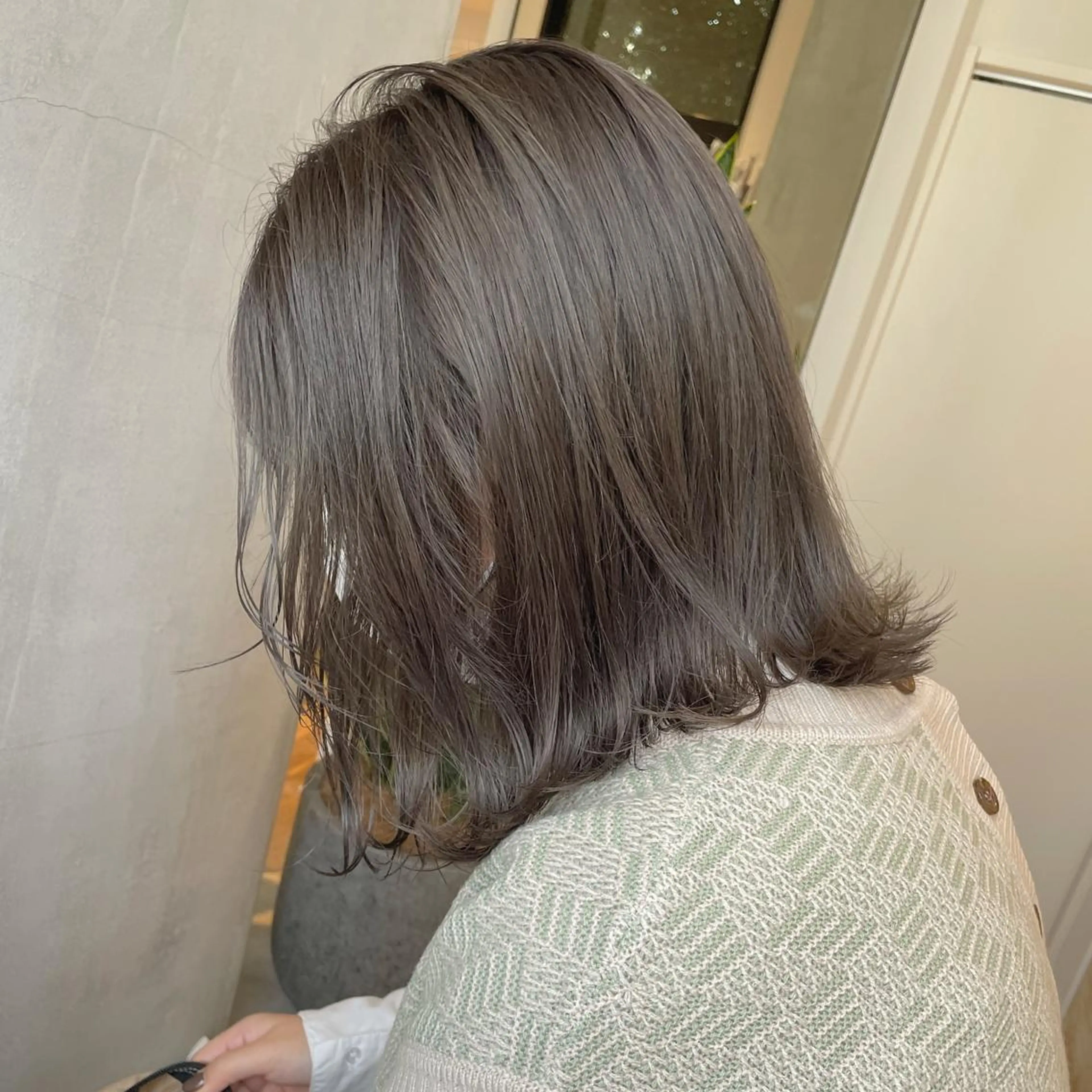 ミディアム カラー カット ヘアカラー トリートメント 🫧透明感ヘア🫧 🧸竹花　彩希🧸のヘアスタイル