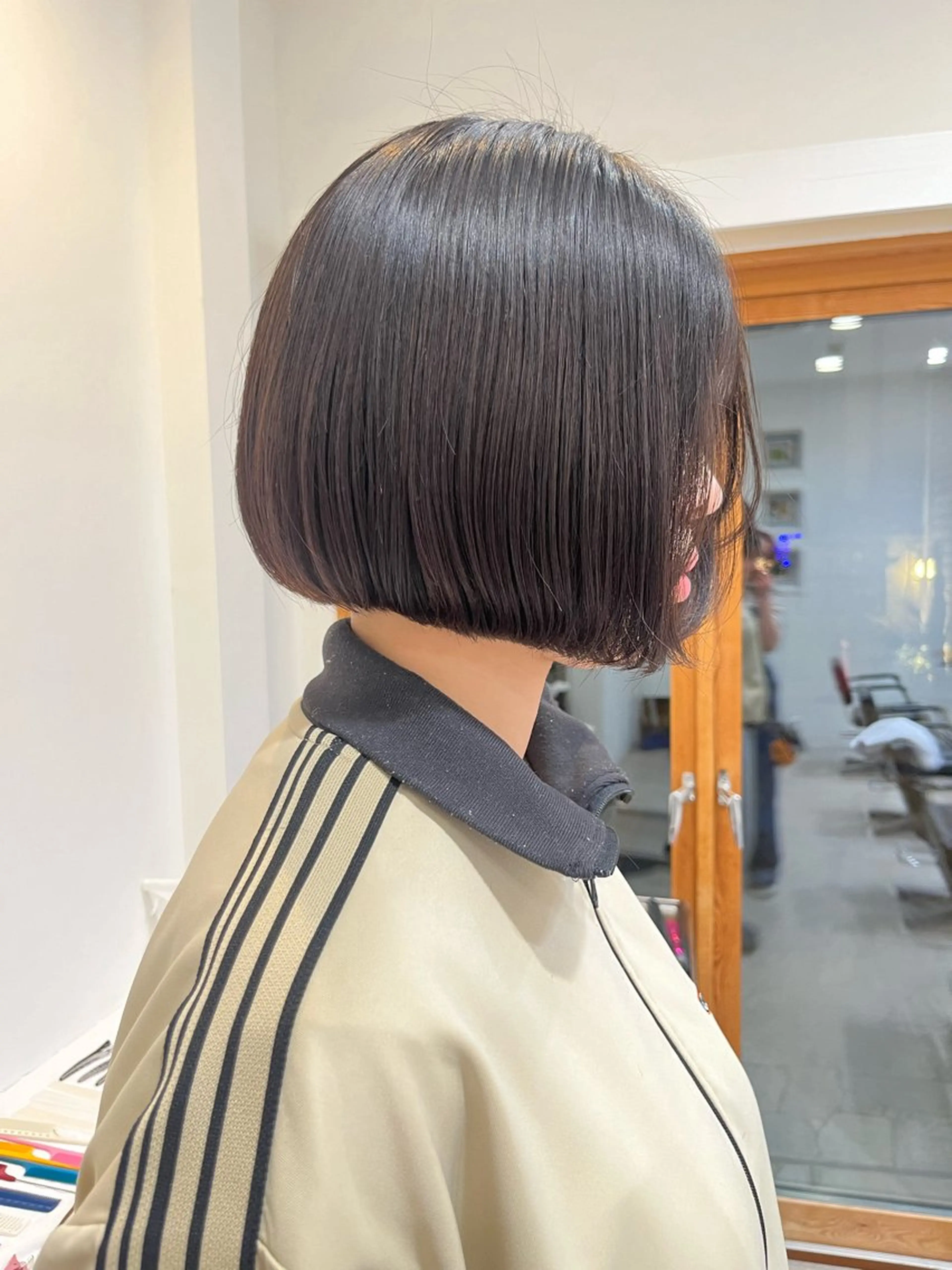ショート ボブ カット 無料カットモデル‪✨ ✂️Nanami🌷のヘアスタイル