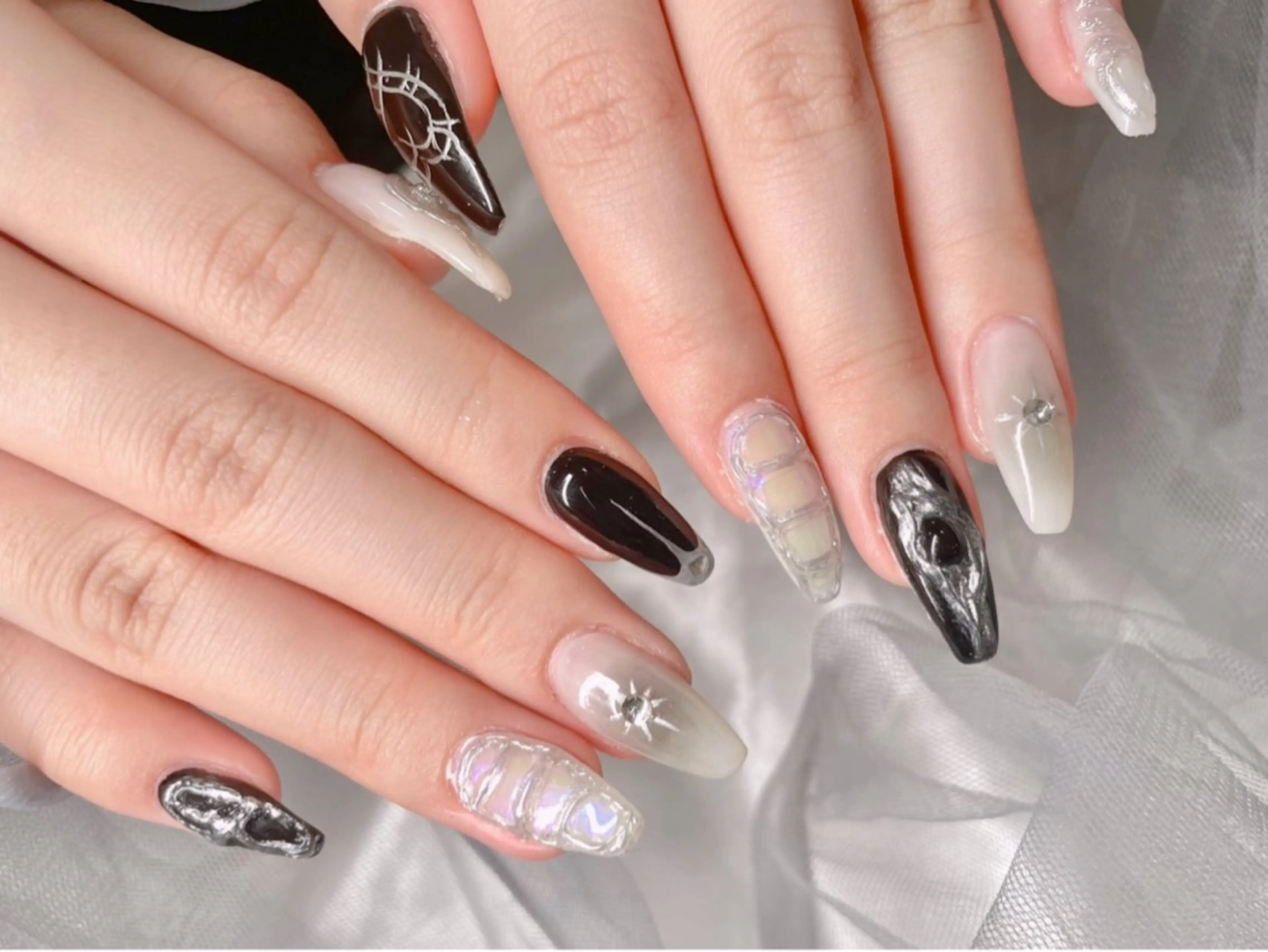 ネイル ハンドネイル ゆりか ジョアアンジェ福島のネイルデザイン