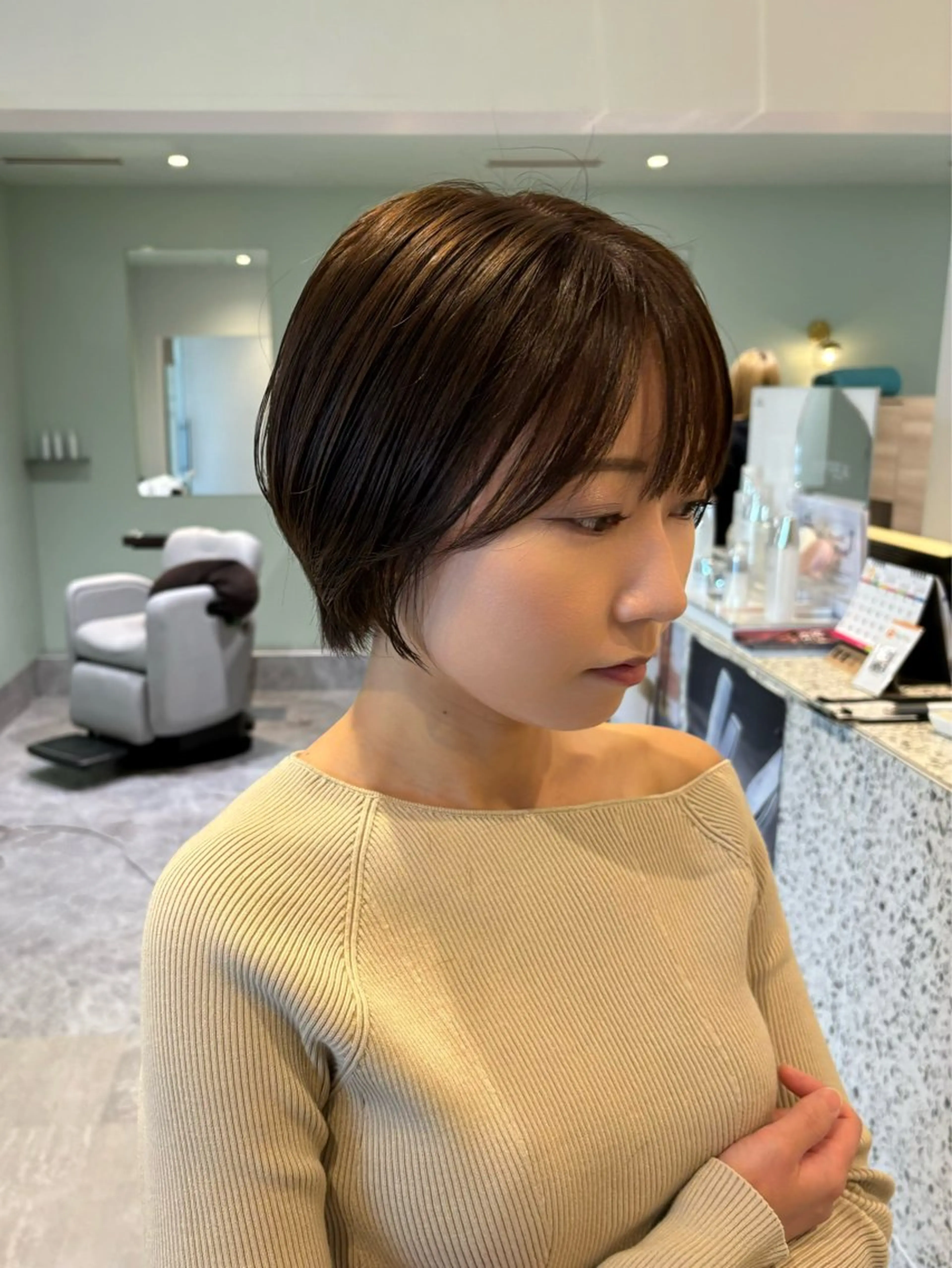 ショート カット ヘアカラー 橋本 しゅうまのヘアスタイル