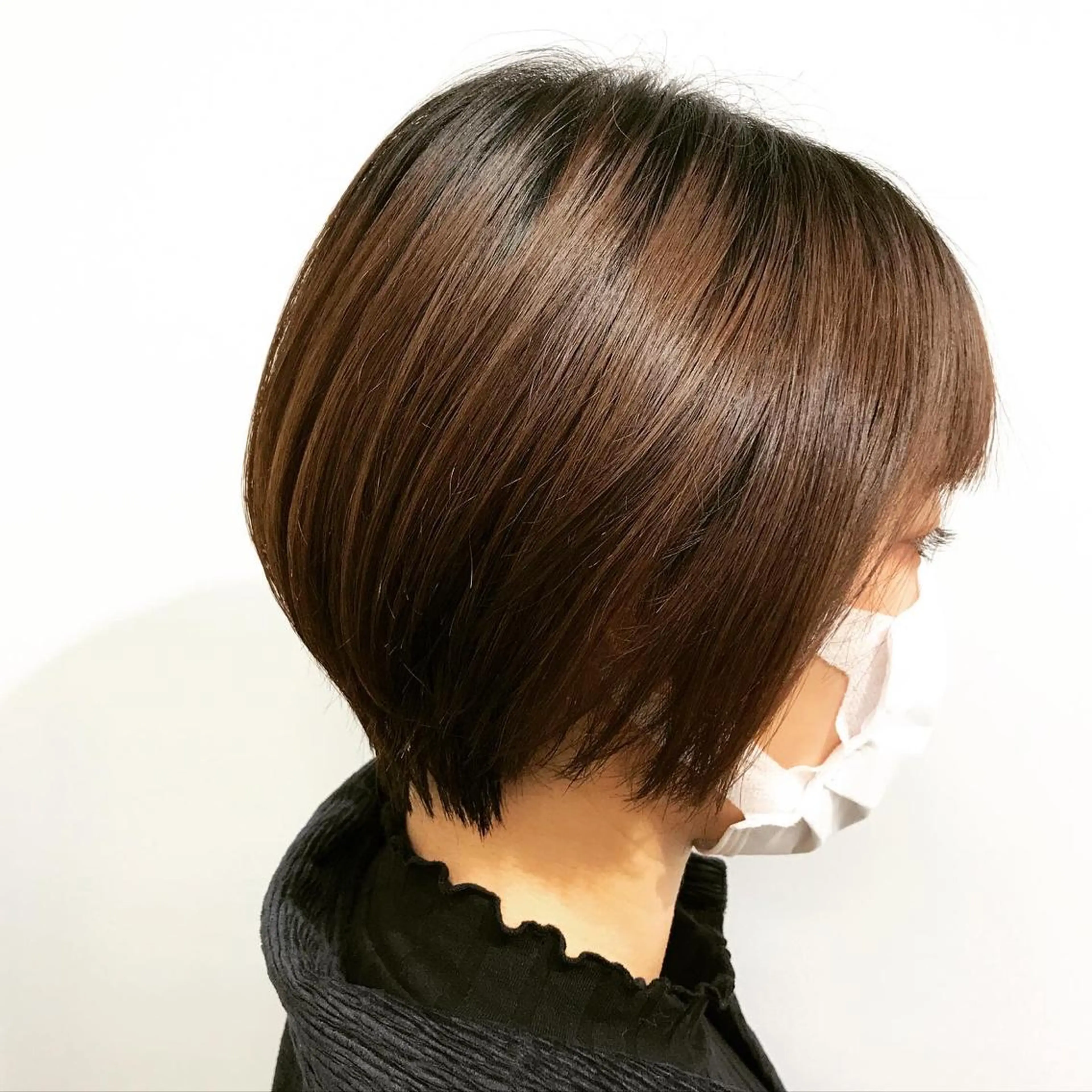 ショート ショートボブ 丸みショート ボブ ショートヘア カット トリートメント ショート/グレージュ 鈴木春樹のヘアスタイル