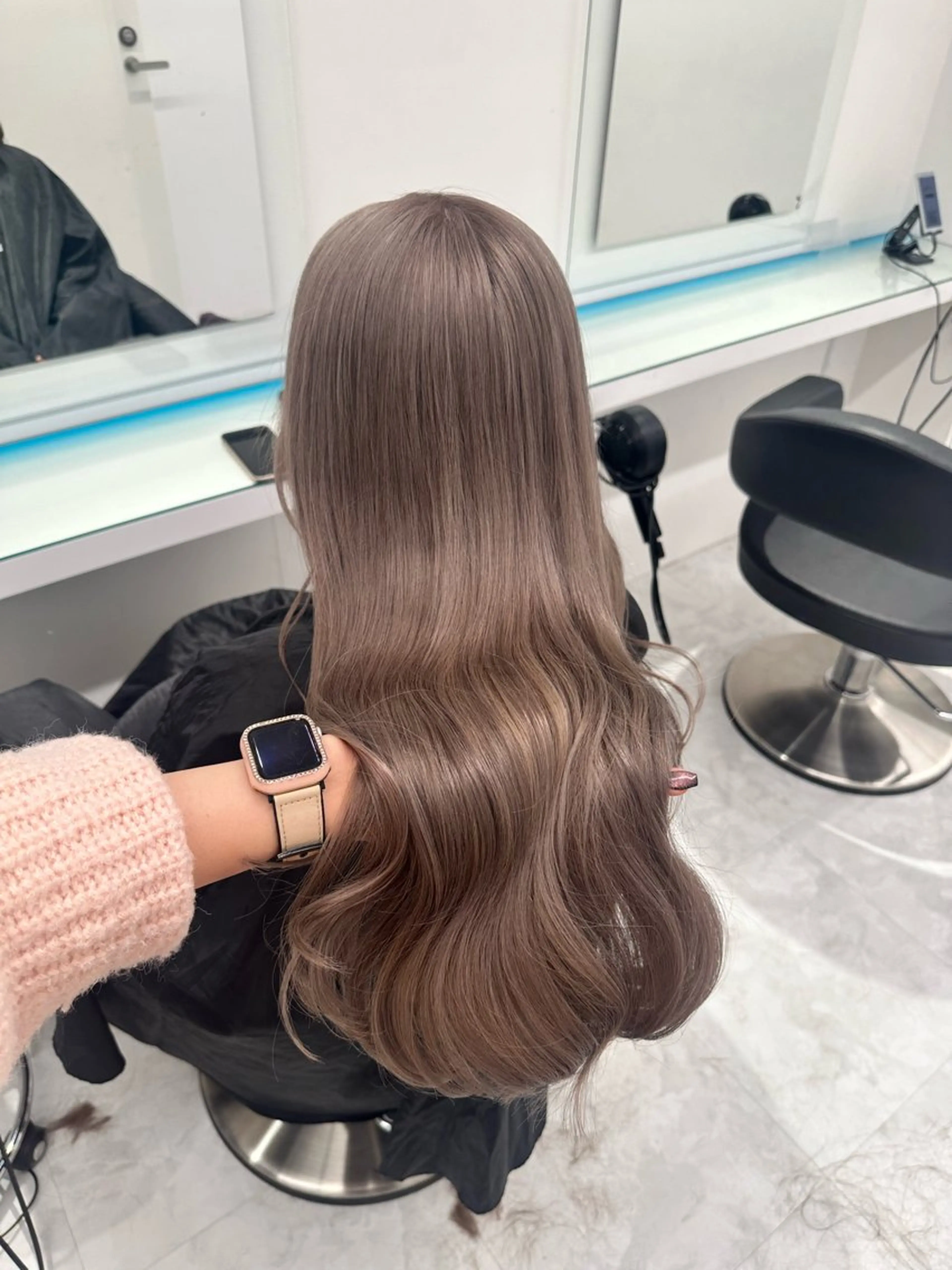 カラー マンツーマン/原宿/ 透明感カラー⭐️のヘアスタイル