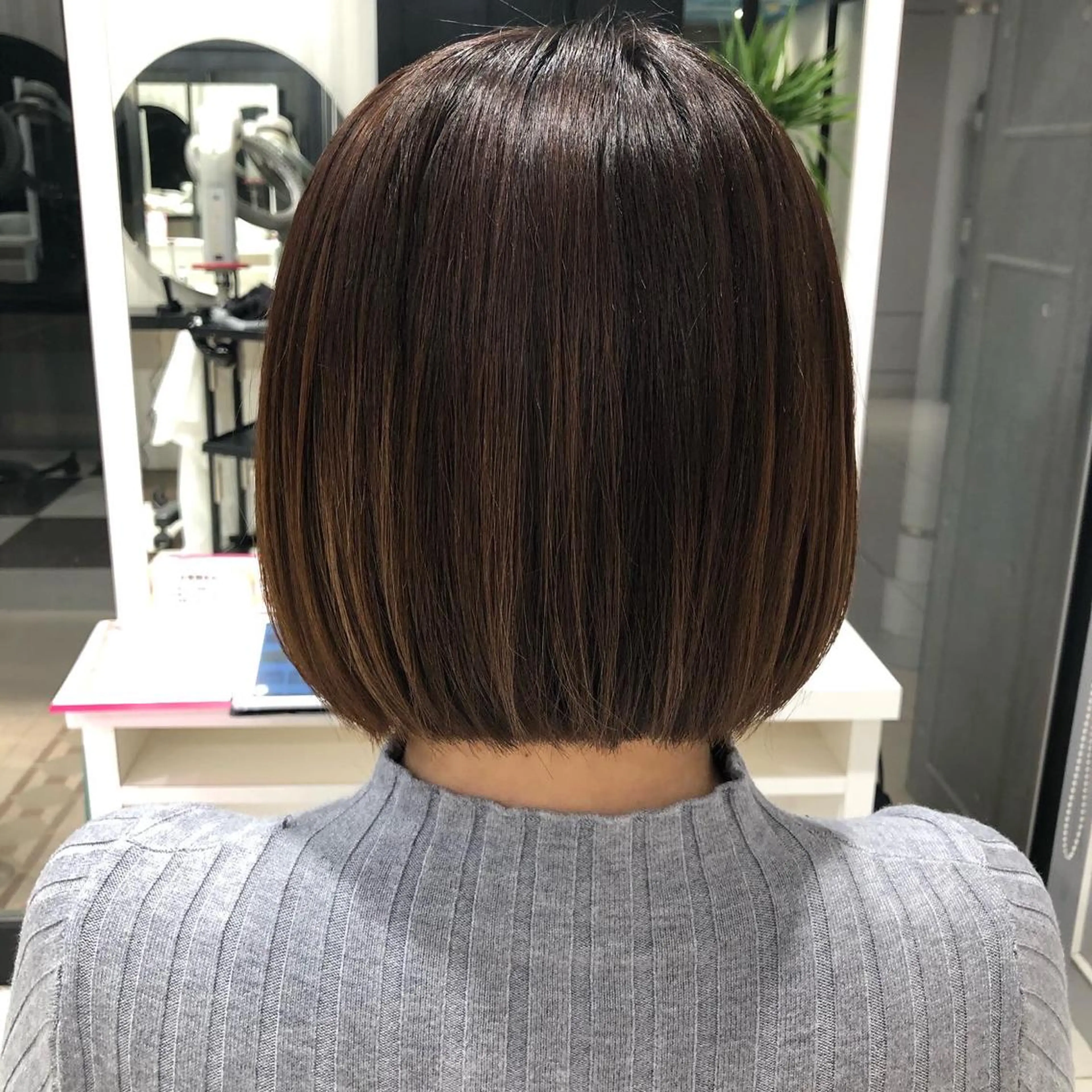 ショート ボブ ショート/白髪ぼかし 君和田若菜のヘアスタイル