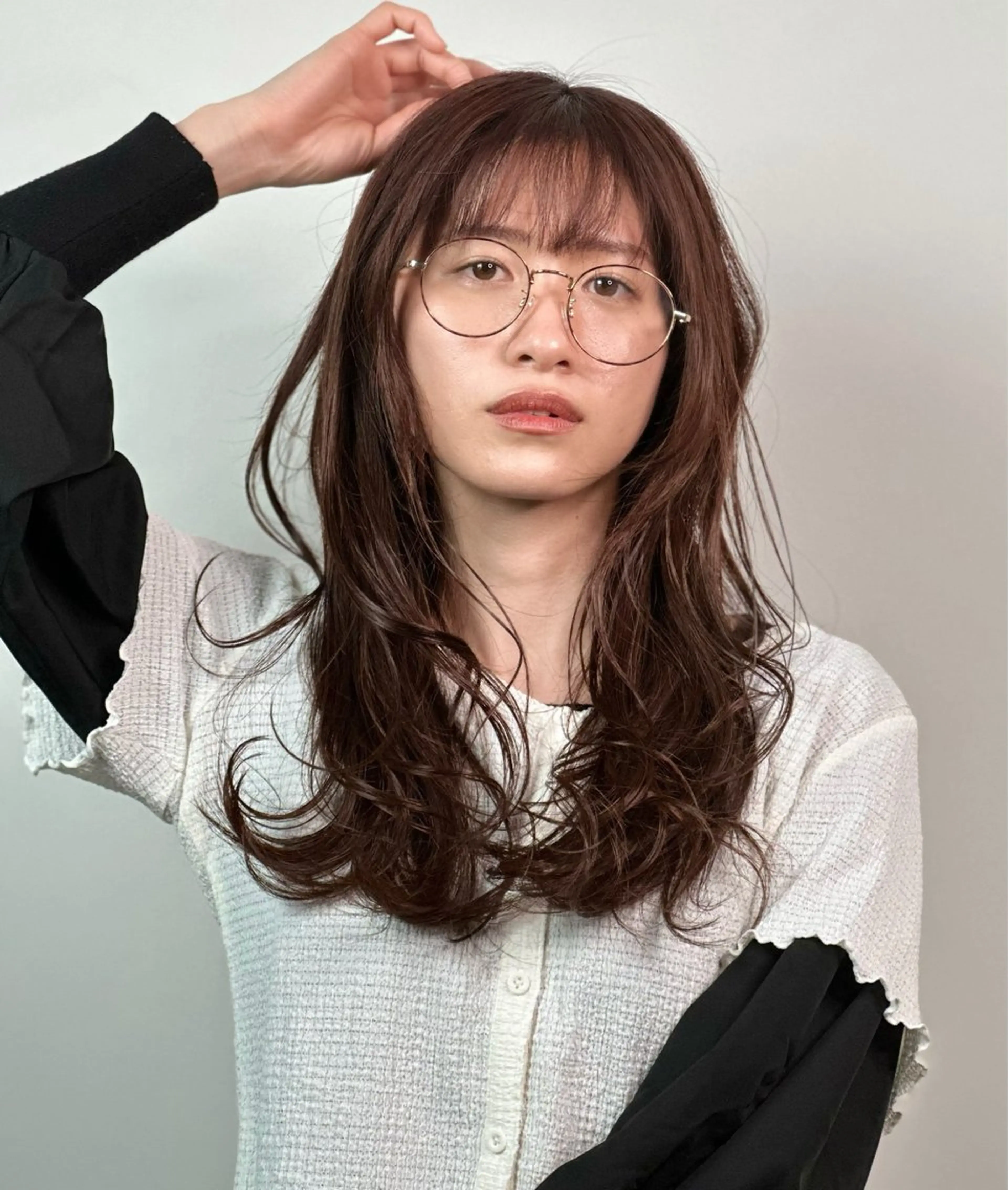ロング ヘアカラー トリートメント K-two Esola 池袋所属・韓国ヘア🇰🇷 /野元僚太のヘアスタイル