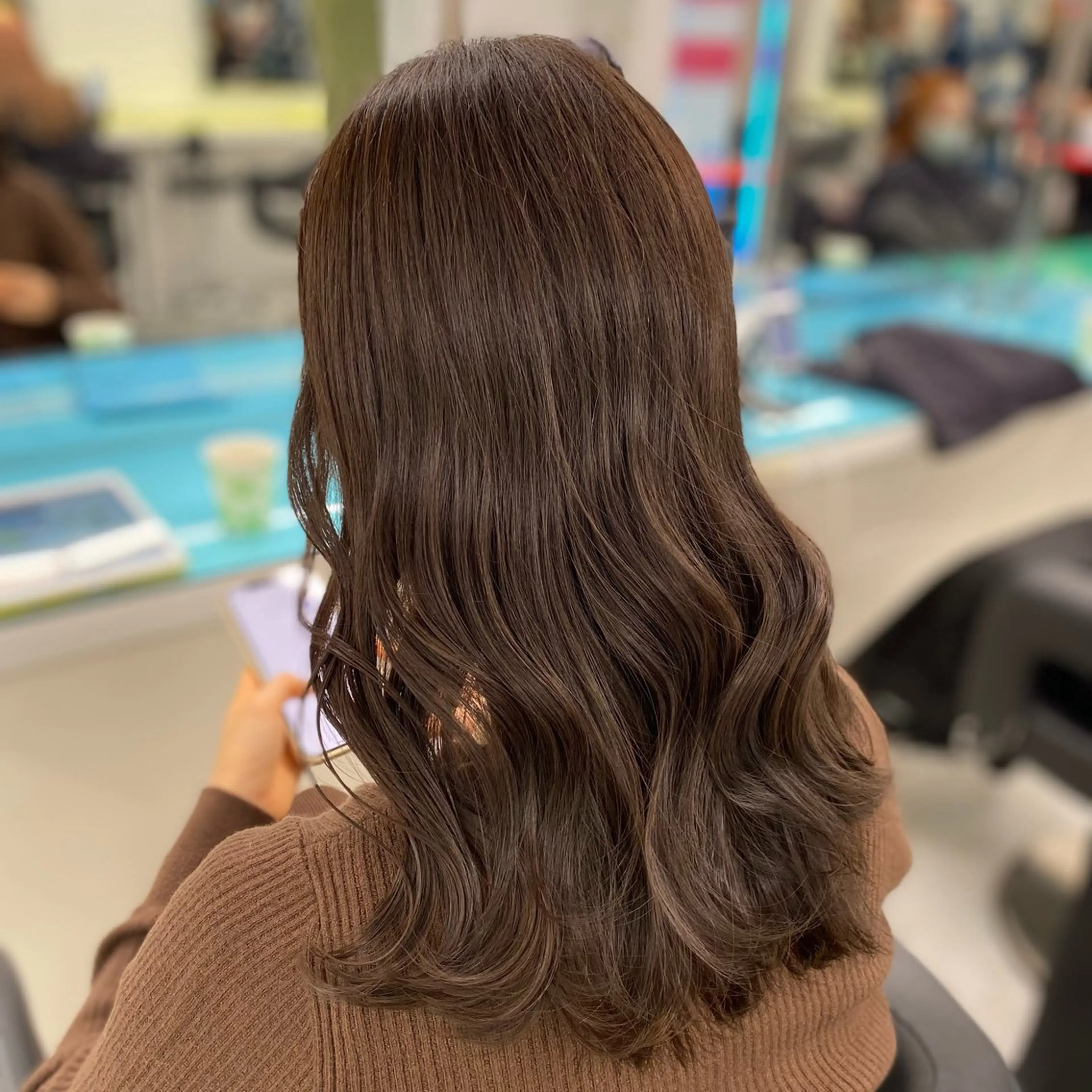 ロング ヘアカラー Miwa🤍ダメージ レスカラー特化🦢のヘアスタイル