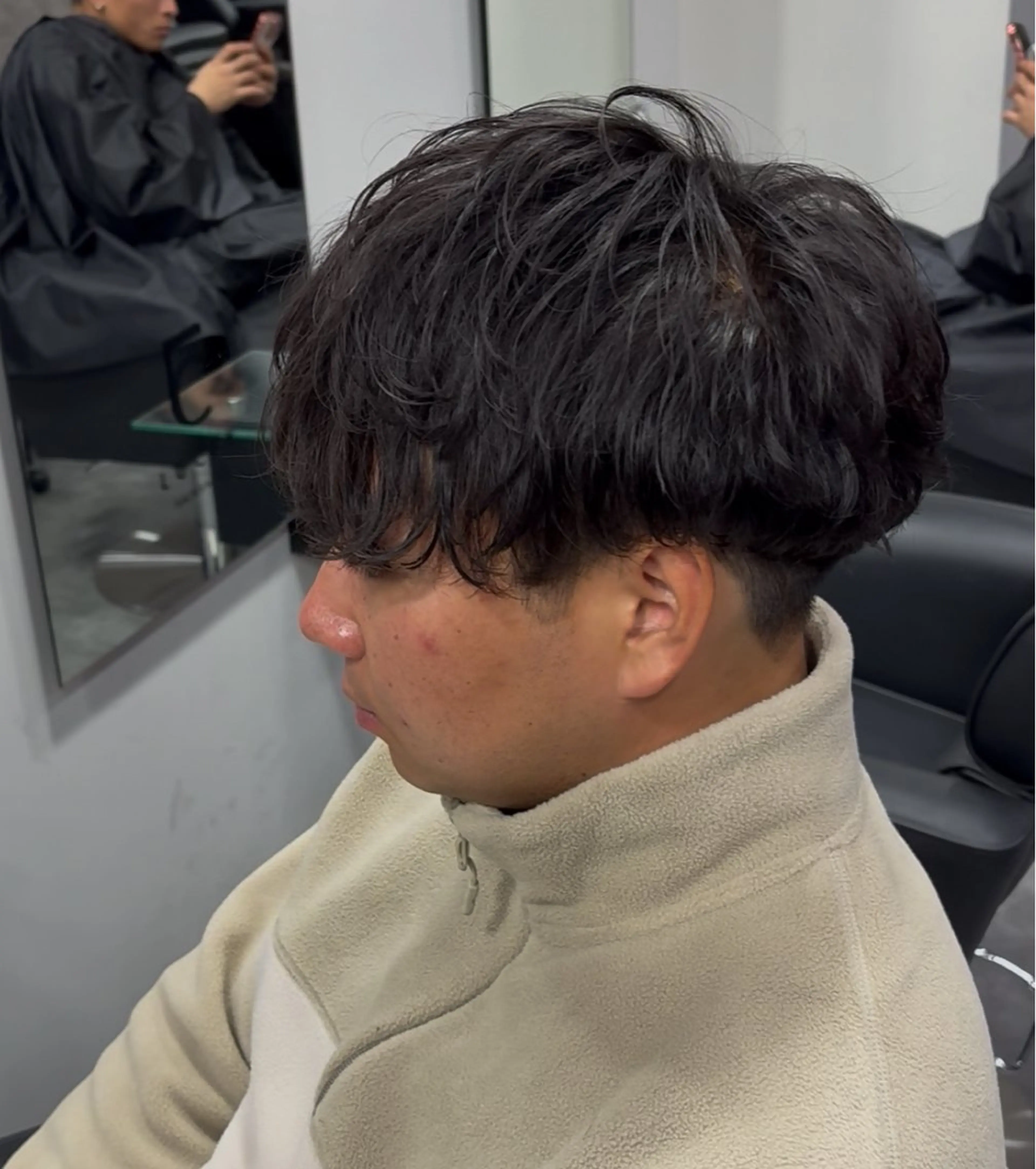 メンズ センターパート フェザーパーマ メンズパーマ Hair Salon LUCEY所属・メンズパーマ/カラ ー/川越/成田最のヘアスタイル