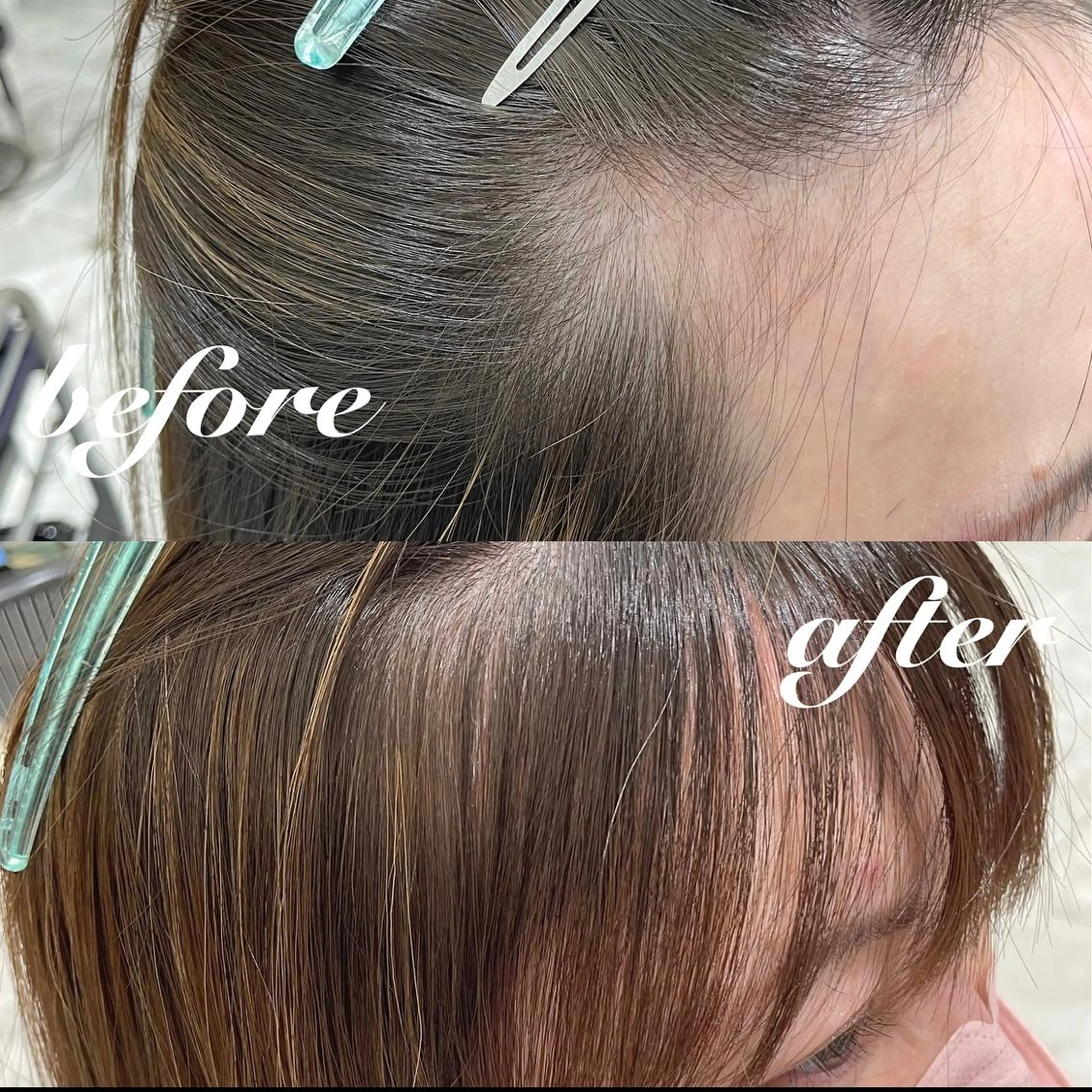 パーマ カット パーマ トリートメント 垢抜けヘア 韓国ヘア銀座近下菜央のヘアスタイル