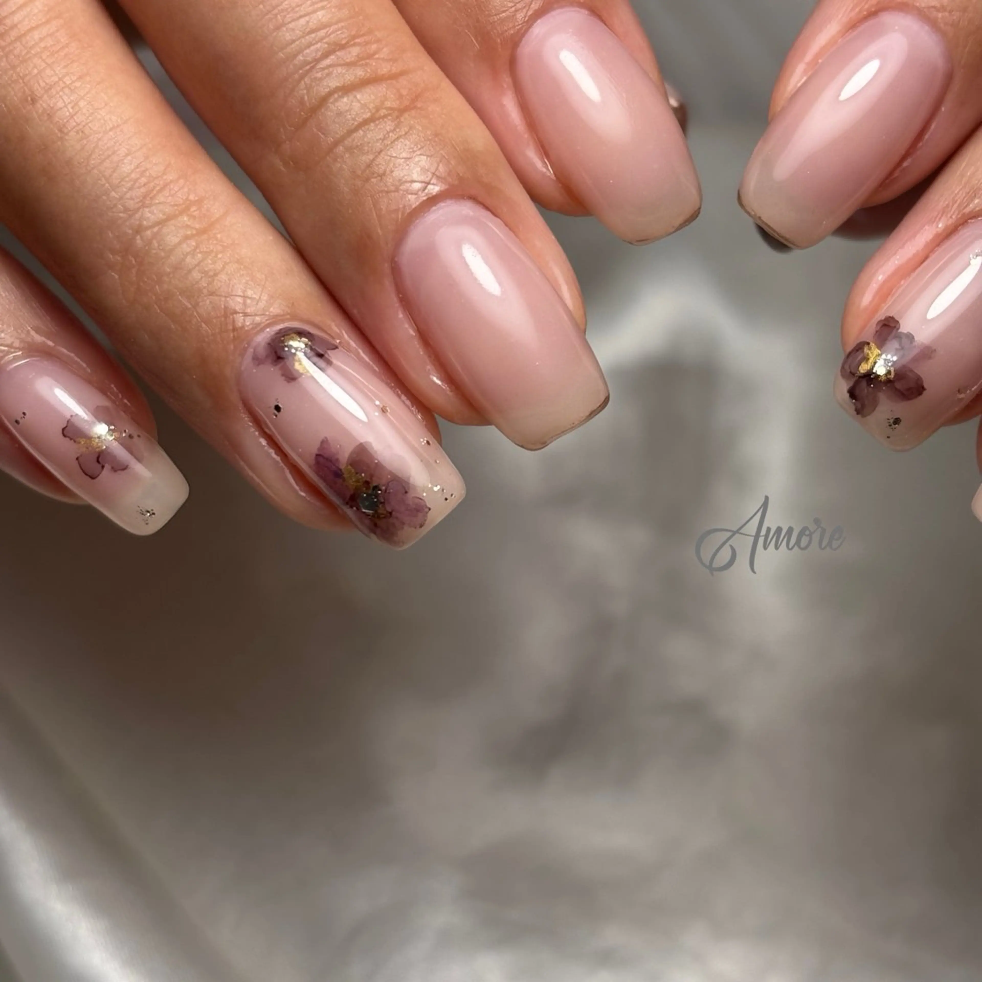 ネイル ジェルネイル キラキラネイル 韓国ネイル マグネットネイル パラジェル You kyehwaのネイルデザイン