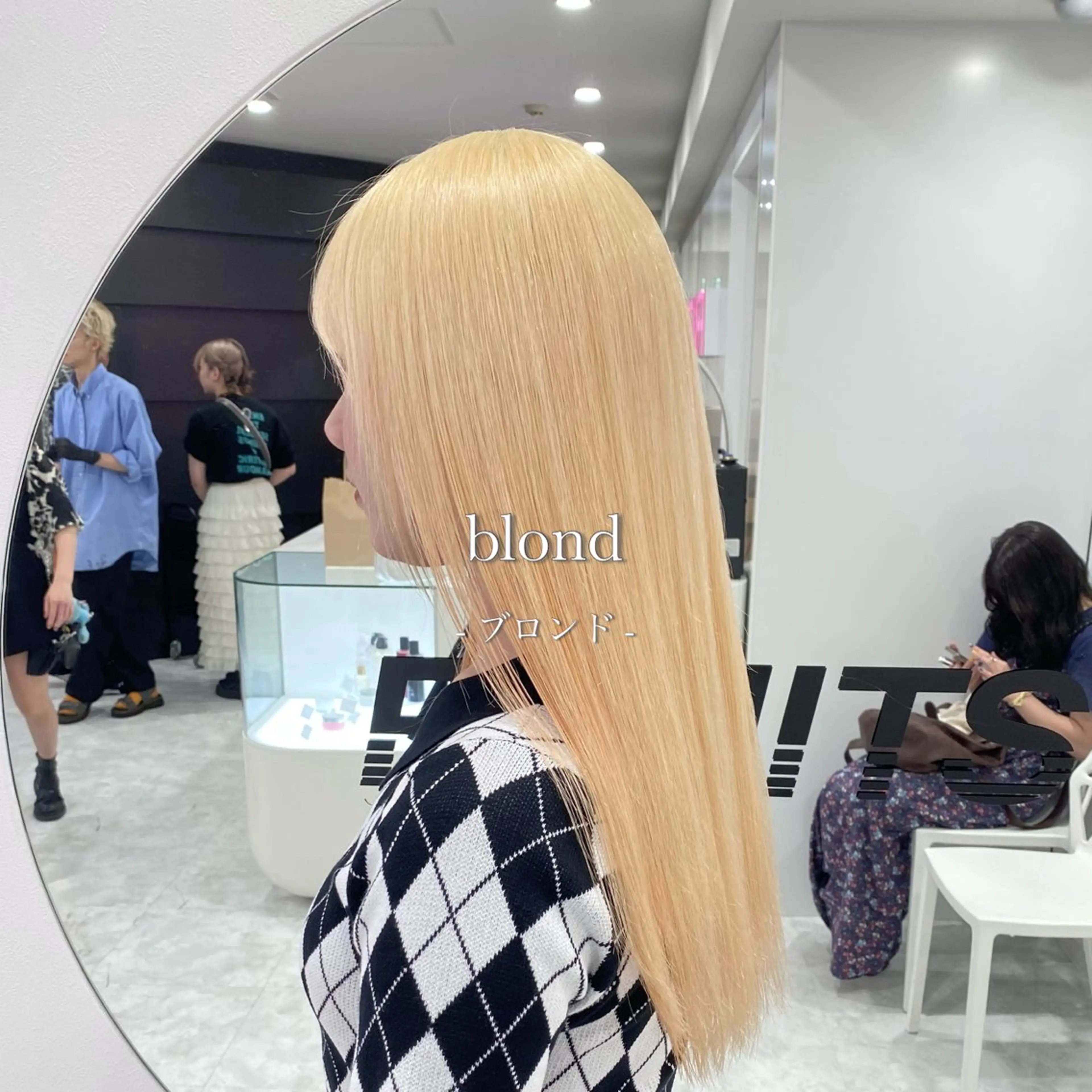ロング カラー ベージュカラー ブリーチ ブロンド グレージュ ハイトーンカラー ヘアカラー トリートメント ヘアセット ベージュ‎/ダブルカ ラー/RINKA🎀のヘアスタイル