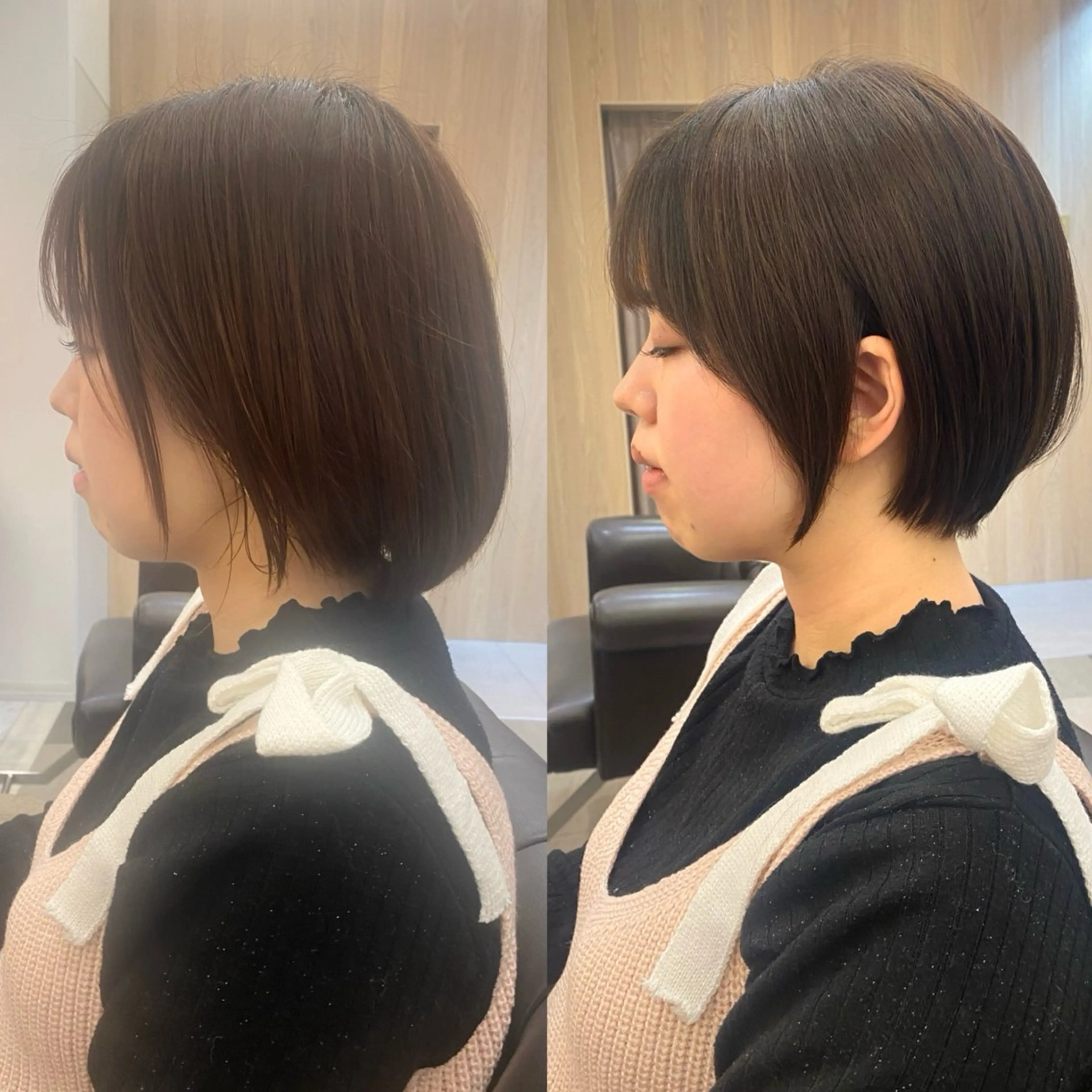 ショート カット ガレリアエレガンテ名駅店所属・【ショート/ボブ 丸みショート】深萱のヘアスタイル