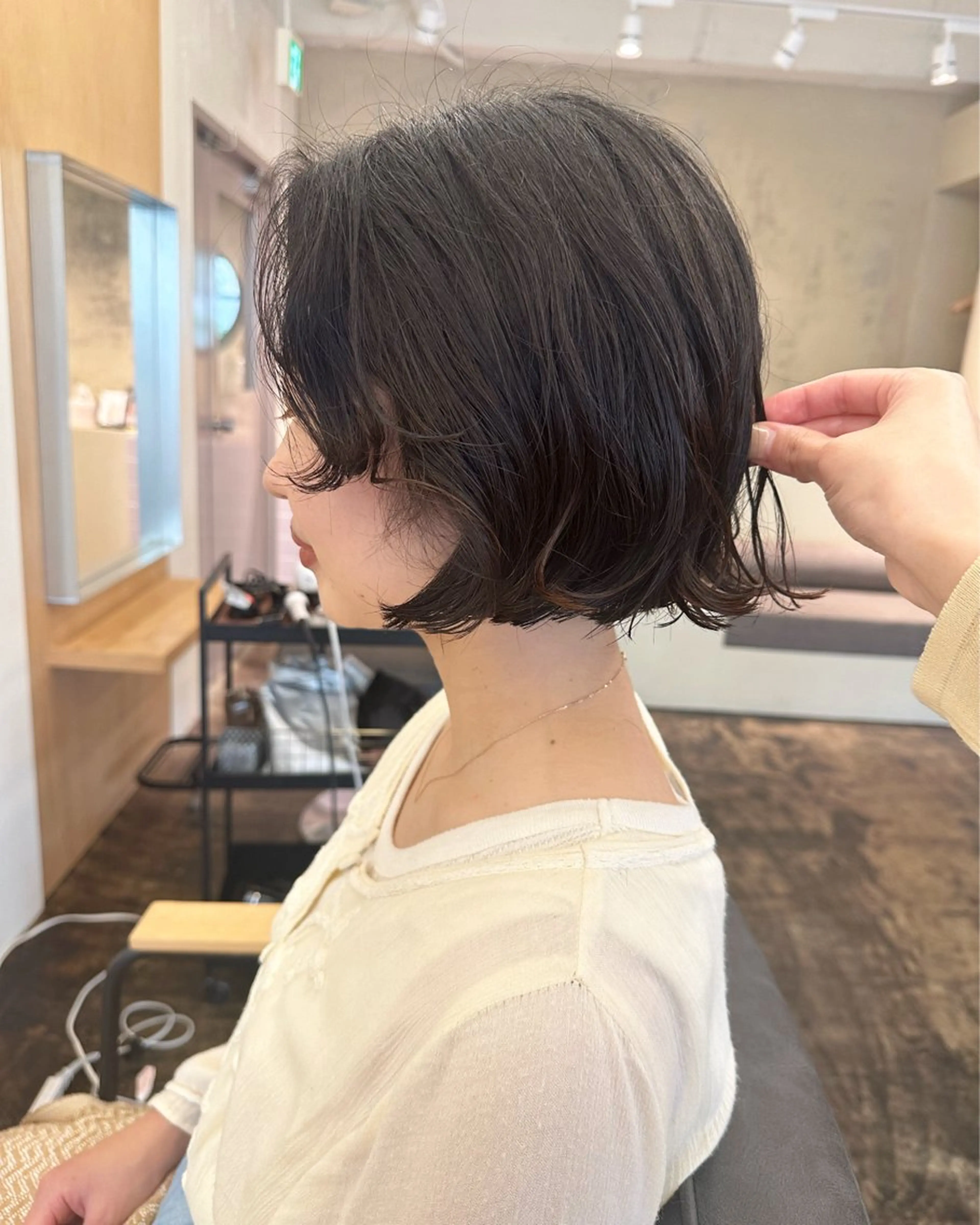 ショート パーマ カット パーマ yupi🐈⬛ レイヤー/パーマのヘアスタイル