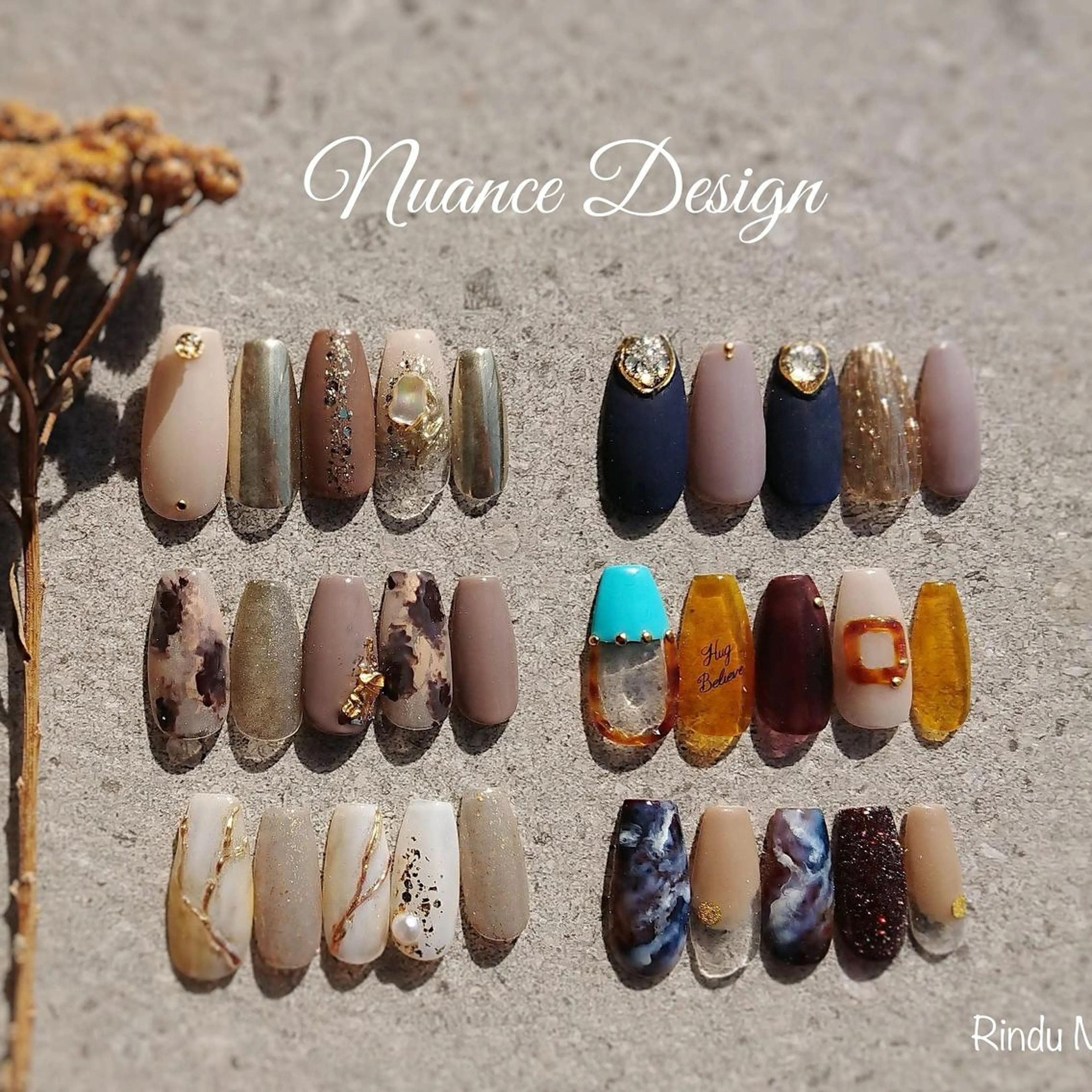 ネイル ニュアンスネイル Rindu Nail 名駅Jrのネイルデザイン