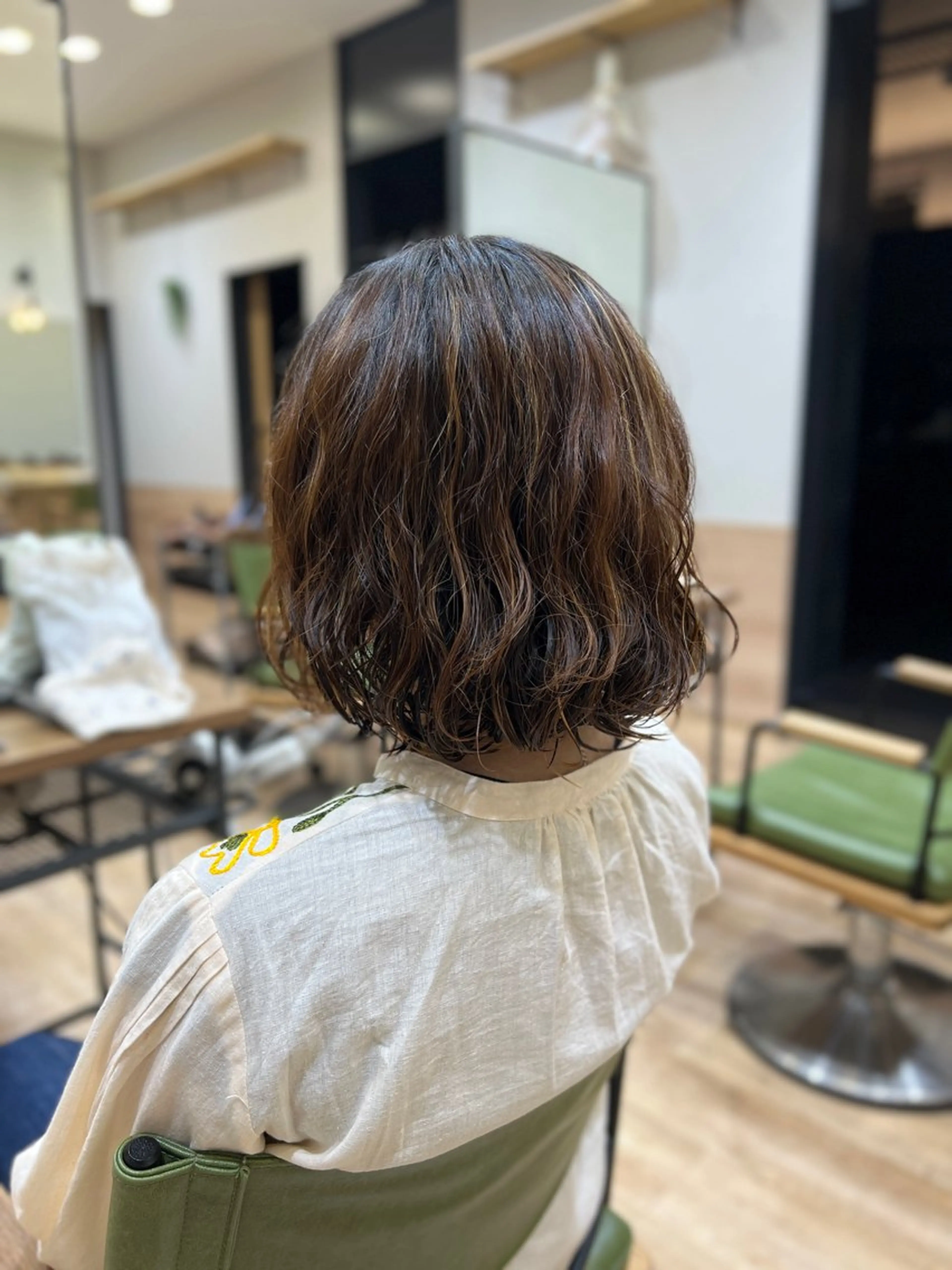 レディースパーマの写真