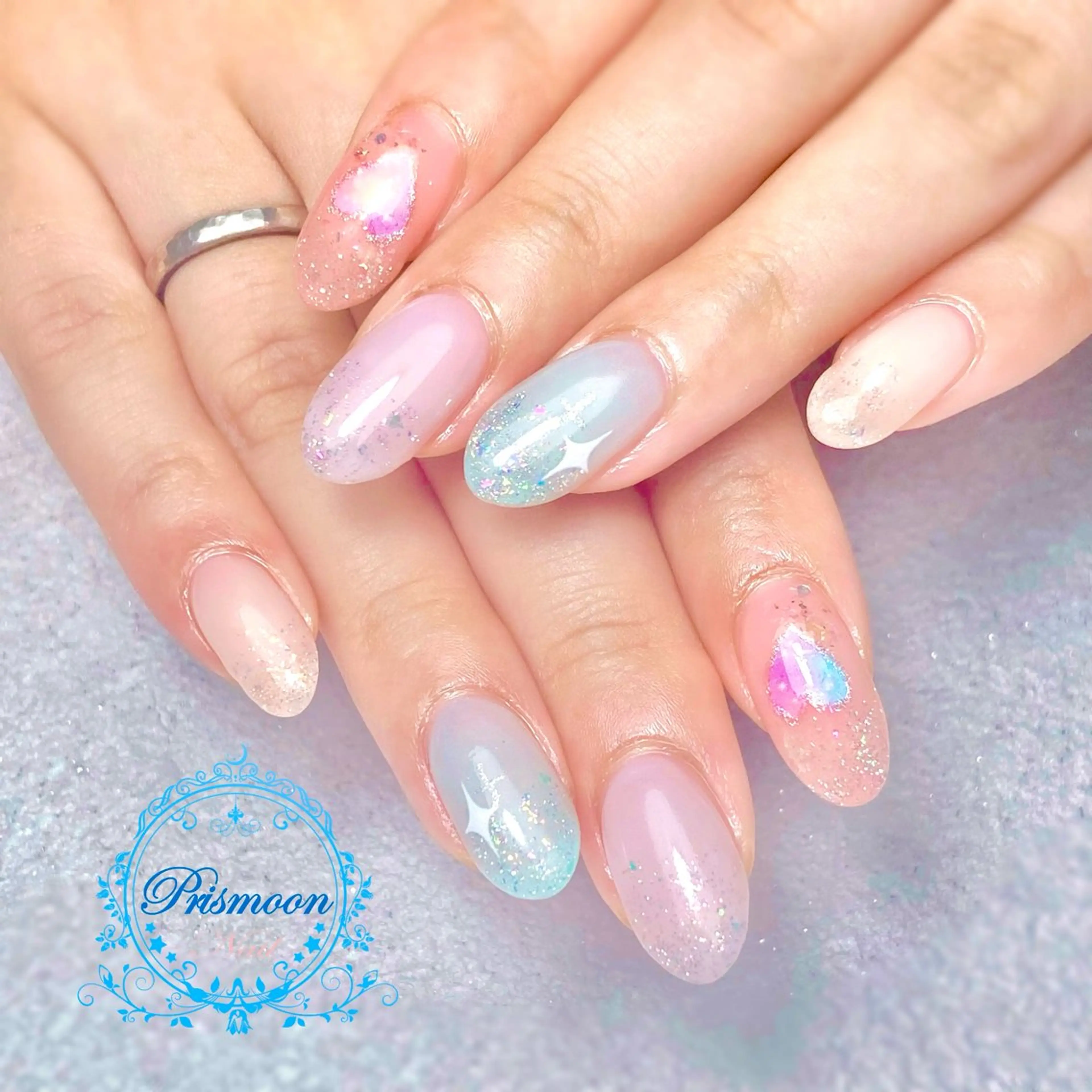 ネイル パステルネイル Prismoon  Nail所属・Prismoon Nailのネイルデザイン