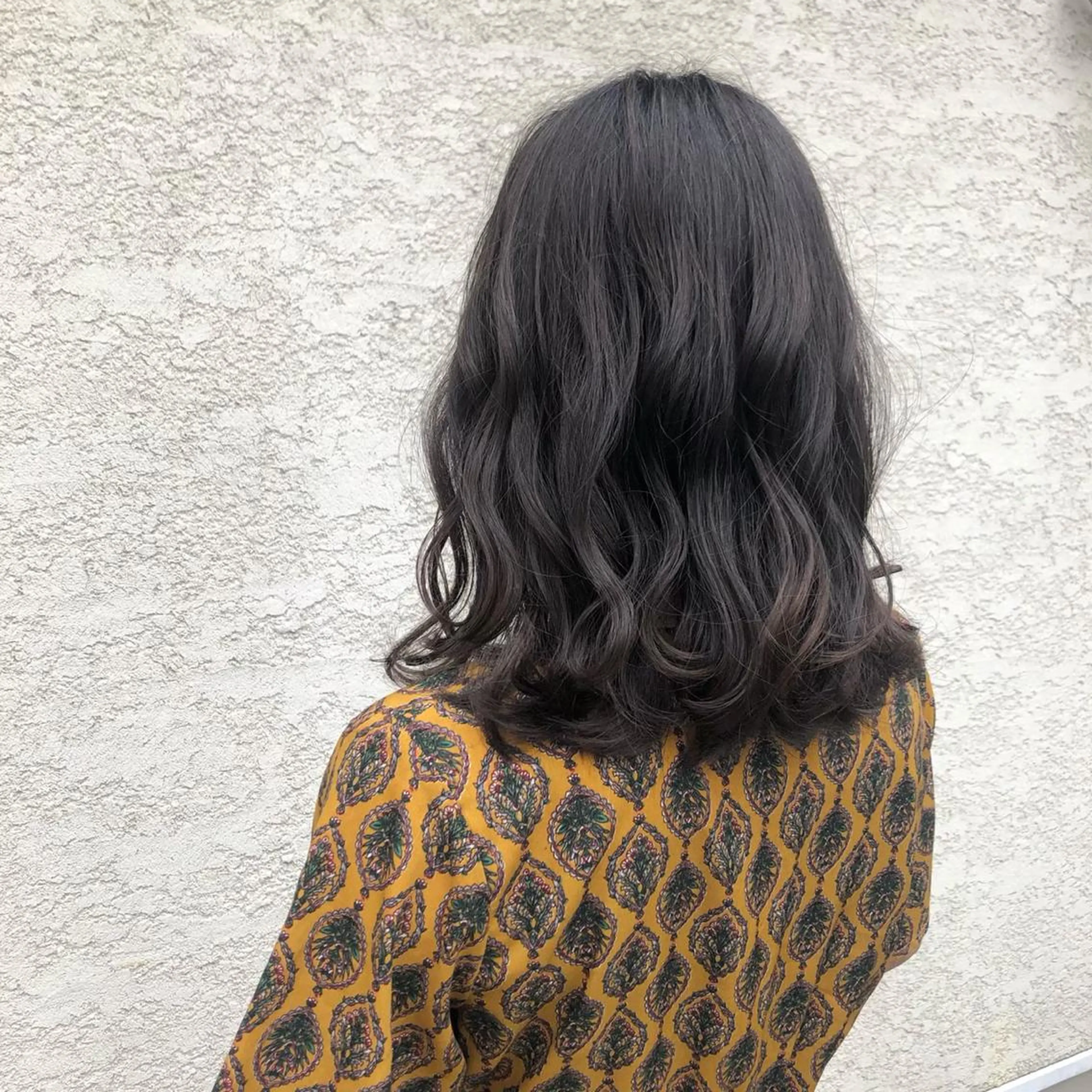 セミロング カット ヘアカラー トリートメント ヘッドスパ putri店長 和田鈴采のヘアスタイル