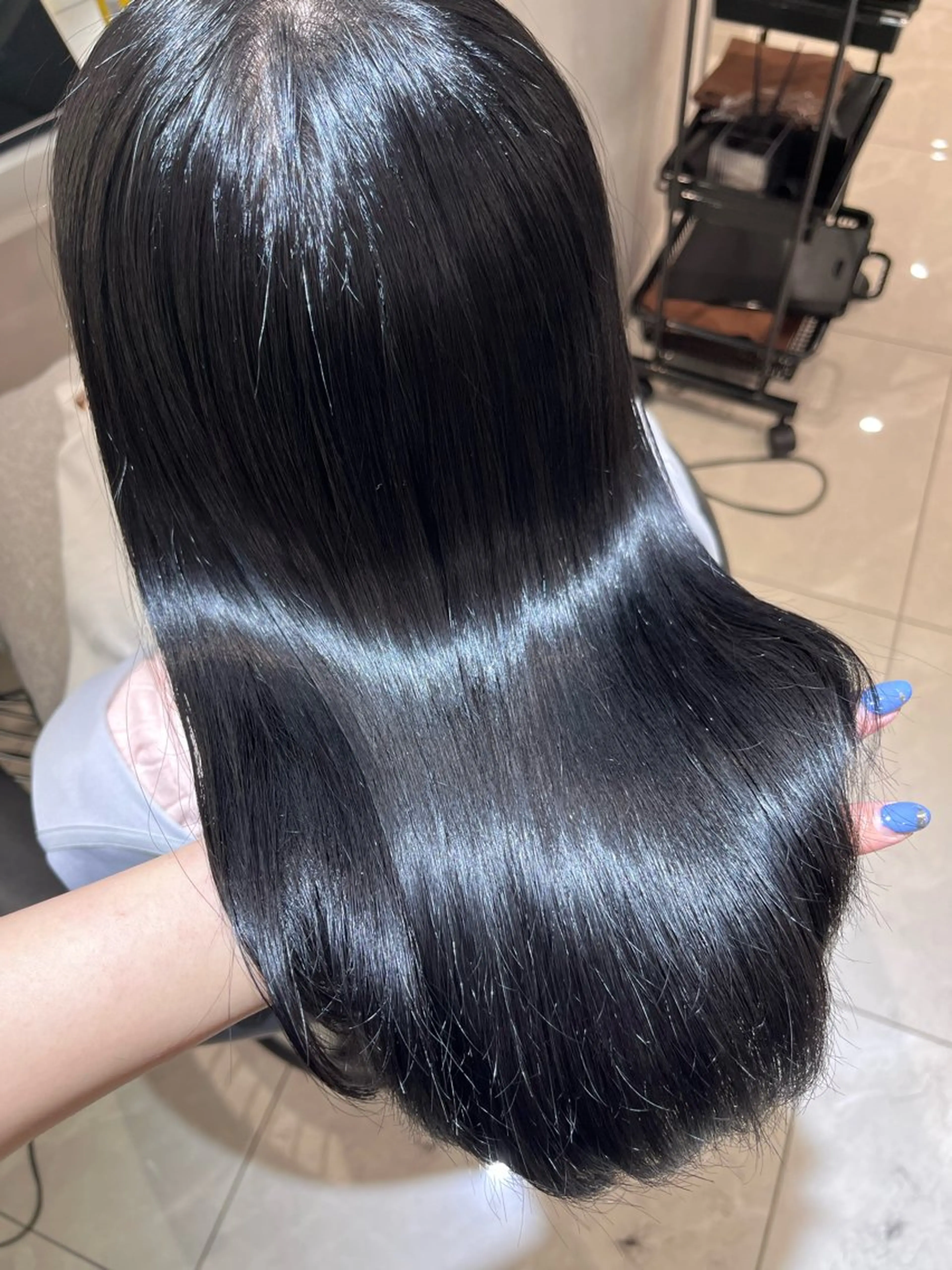 ロング カラー グレージュ トリートメント MITSUKI🤍 モテ髪×韓国レイヤーのヘアスタイル