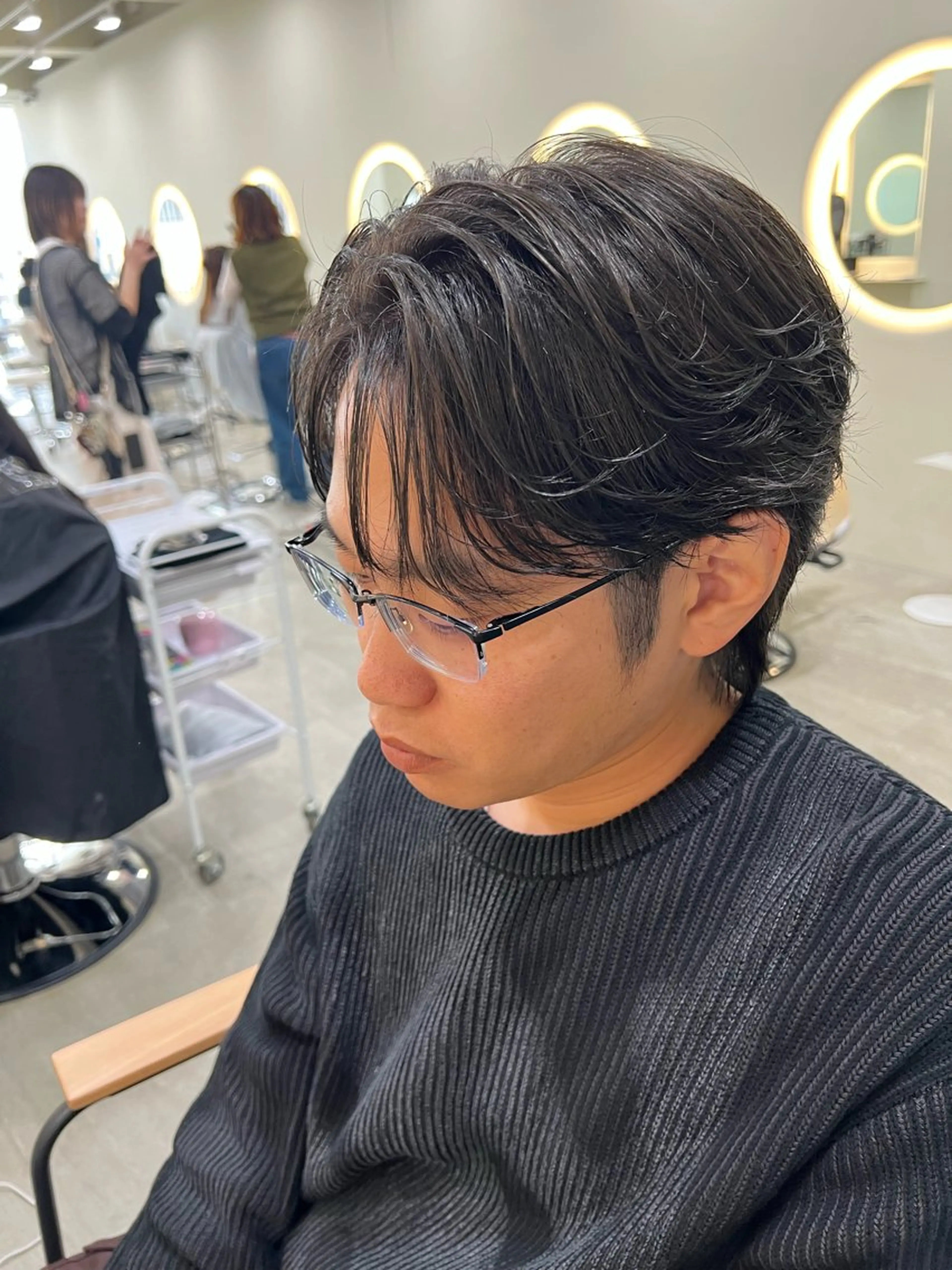 カラー パーマ カット tomu/天神大名/ 透明感カラー🐧のヘアスタイル