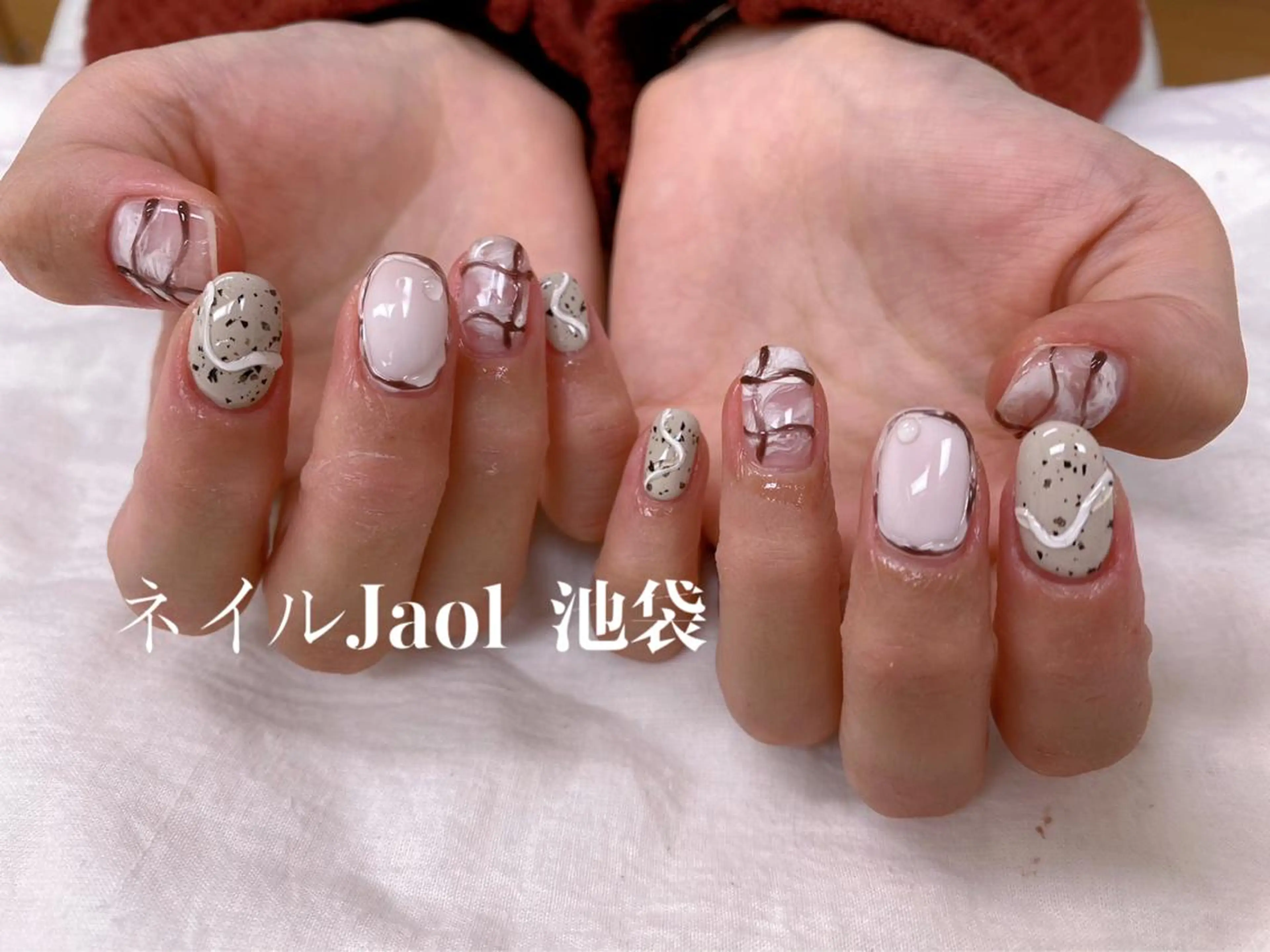ミディアム nail jaol池袋店所属・ネイルJaol 池袋のネイルデザイン