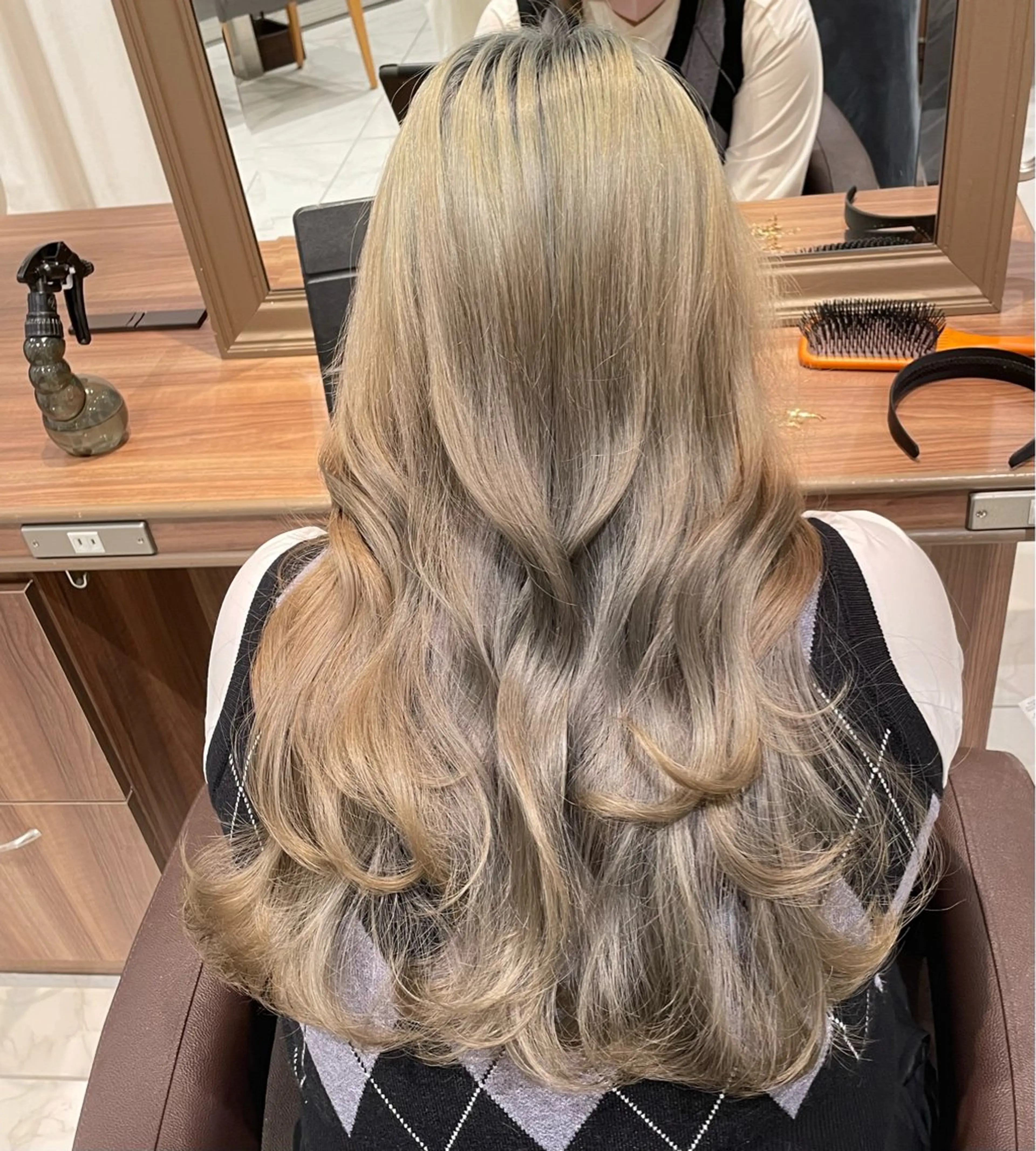 ロング カラー カット ヘアカラー トリートメント 🩷渋谷/韓国レイヤ ー/透明感/Sayaのヘアスタイル