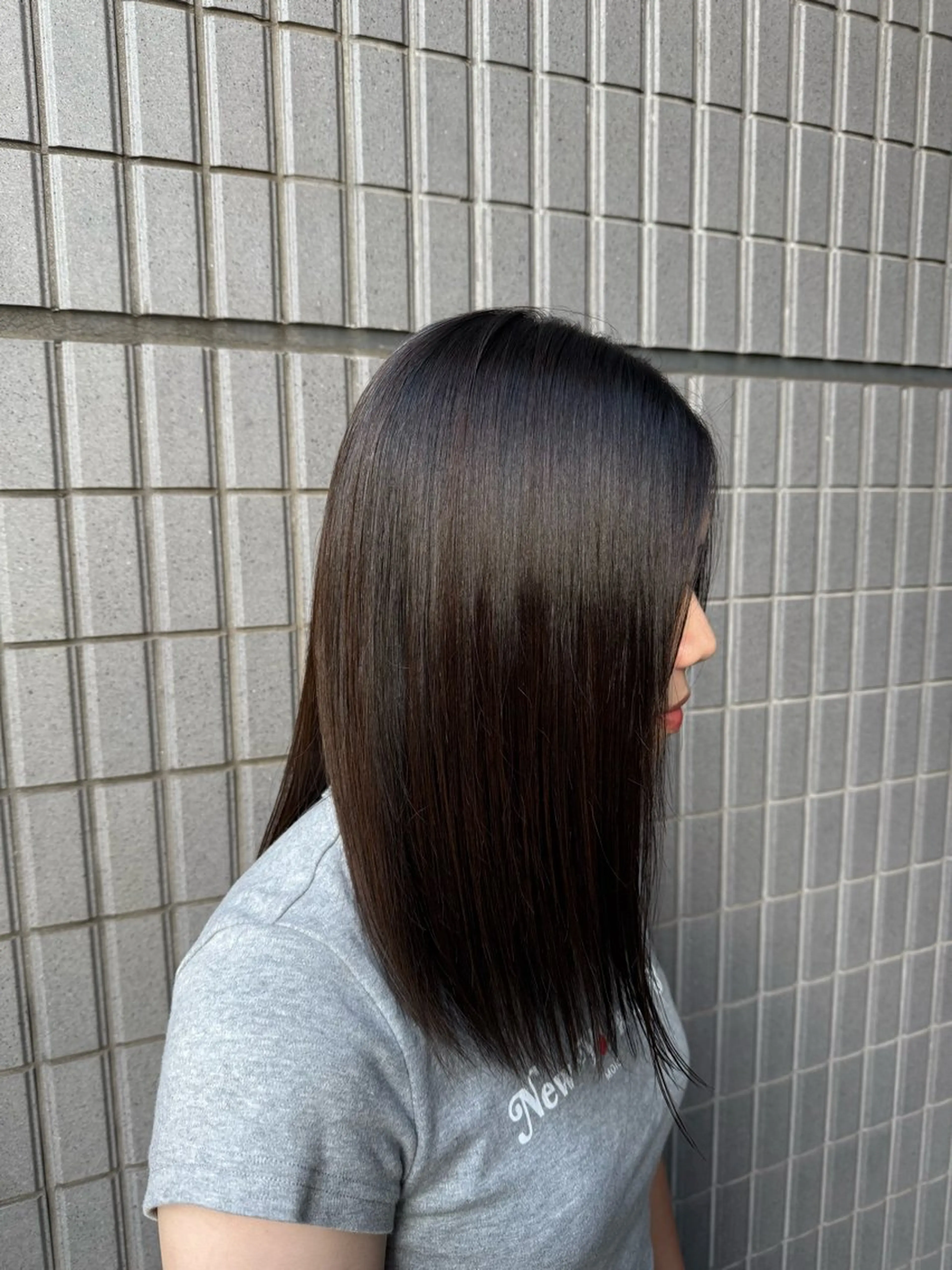 セミロング ヘアカラー レイヤー/艶髪⭐️ 💖石川町sayaのヘアスタイル