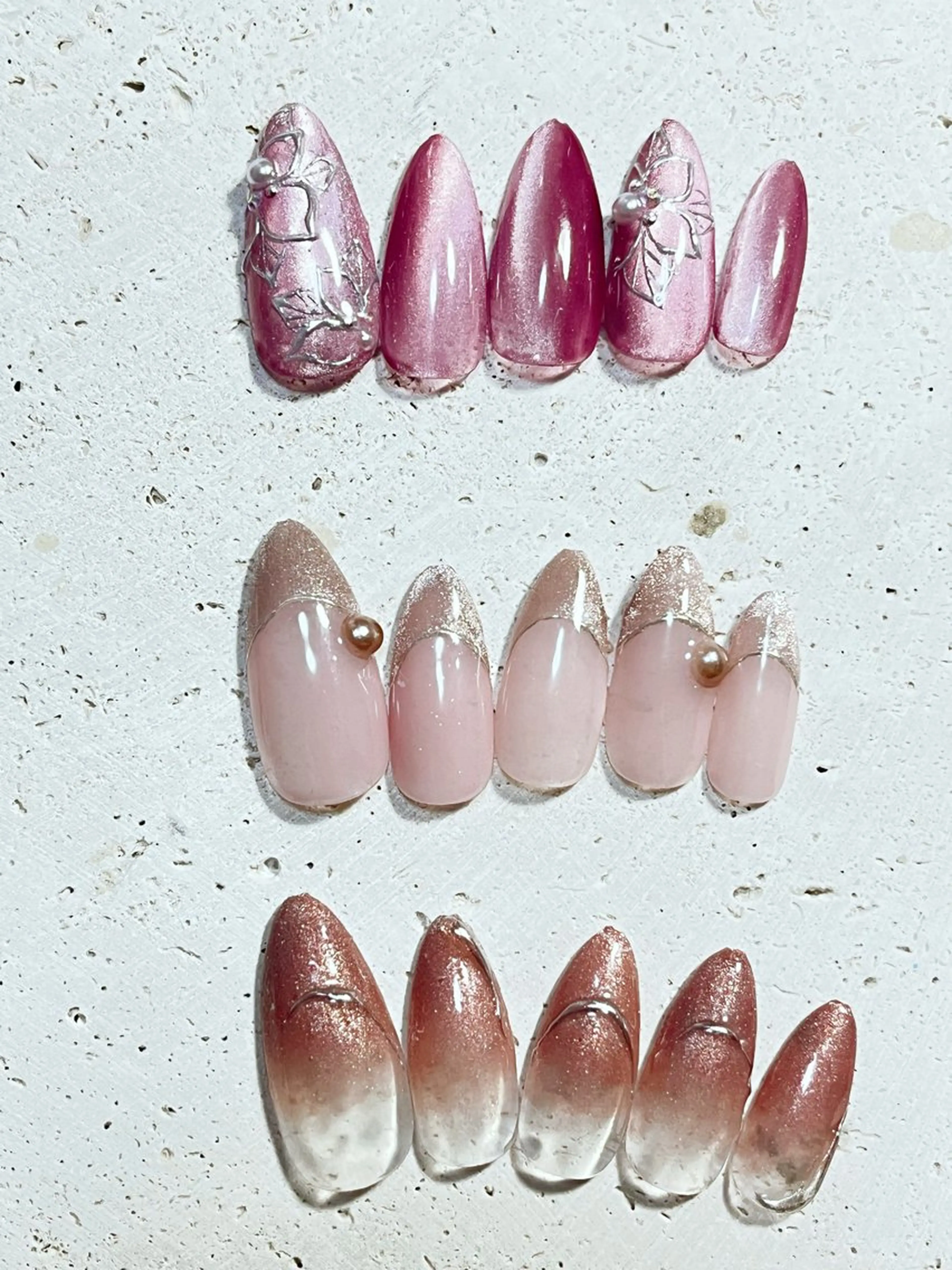 ネイル 成人式 ニュアンスネイル Nail Space R所属・ネイルスペースR 小林のネイルデザイン
