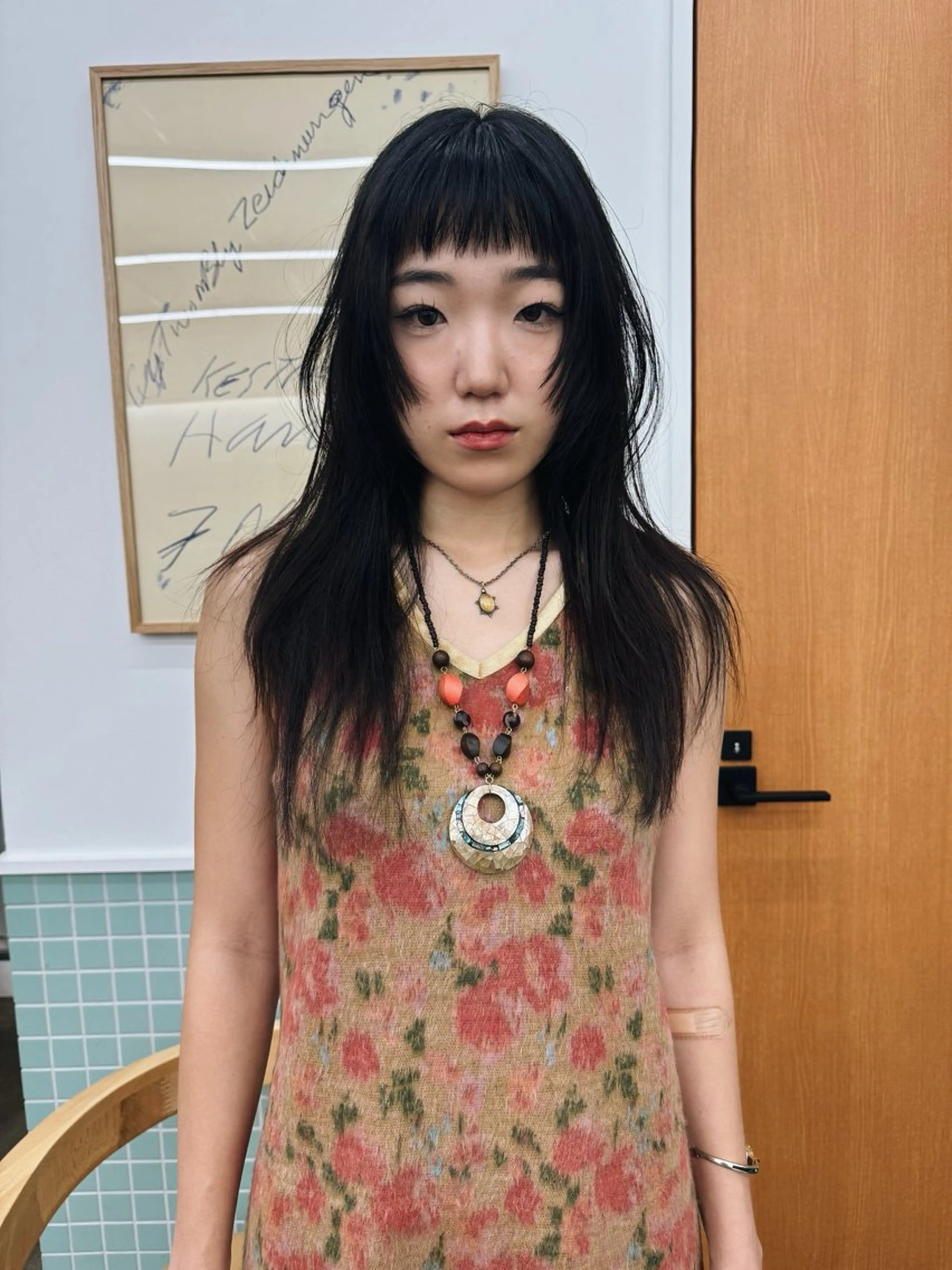 ロング ボブ ハイライト 髪質改善 レイヤーカット トリートメント カット THE  AGATA TOKYO所属・外国人風パーマ/デザ インカット🦕✨アミのヘアスタイル