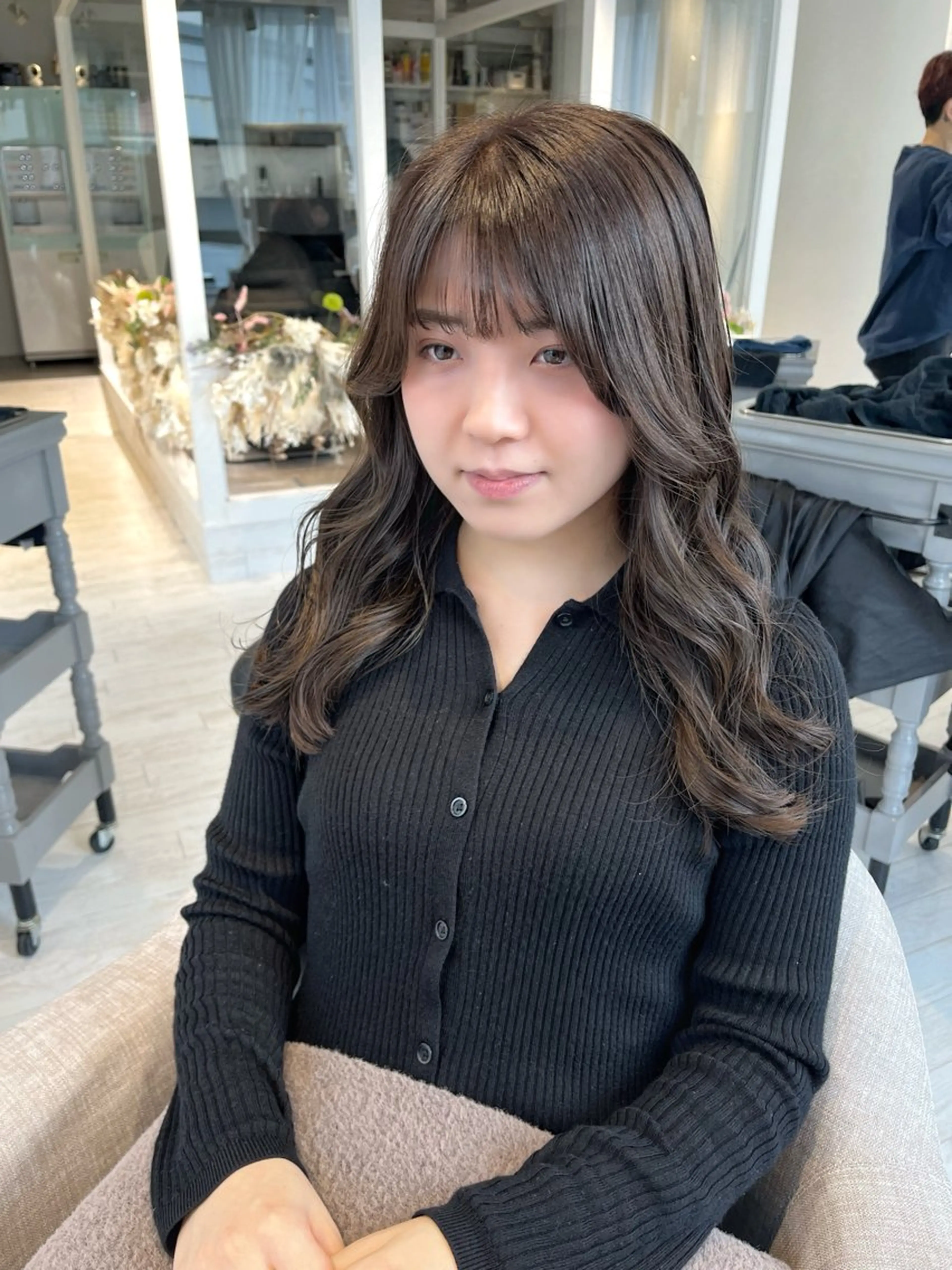 セミロング ボブ/レイヤー/ 茉莉花のヘアスタイル