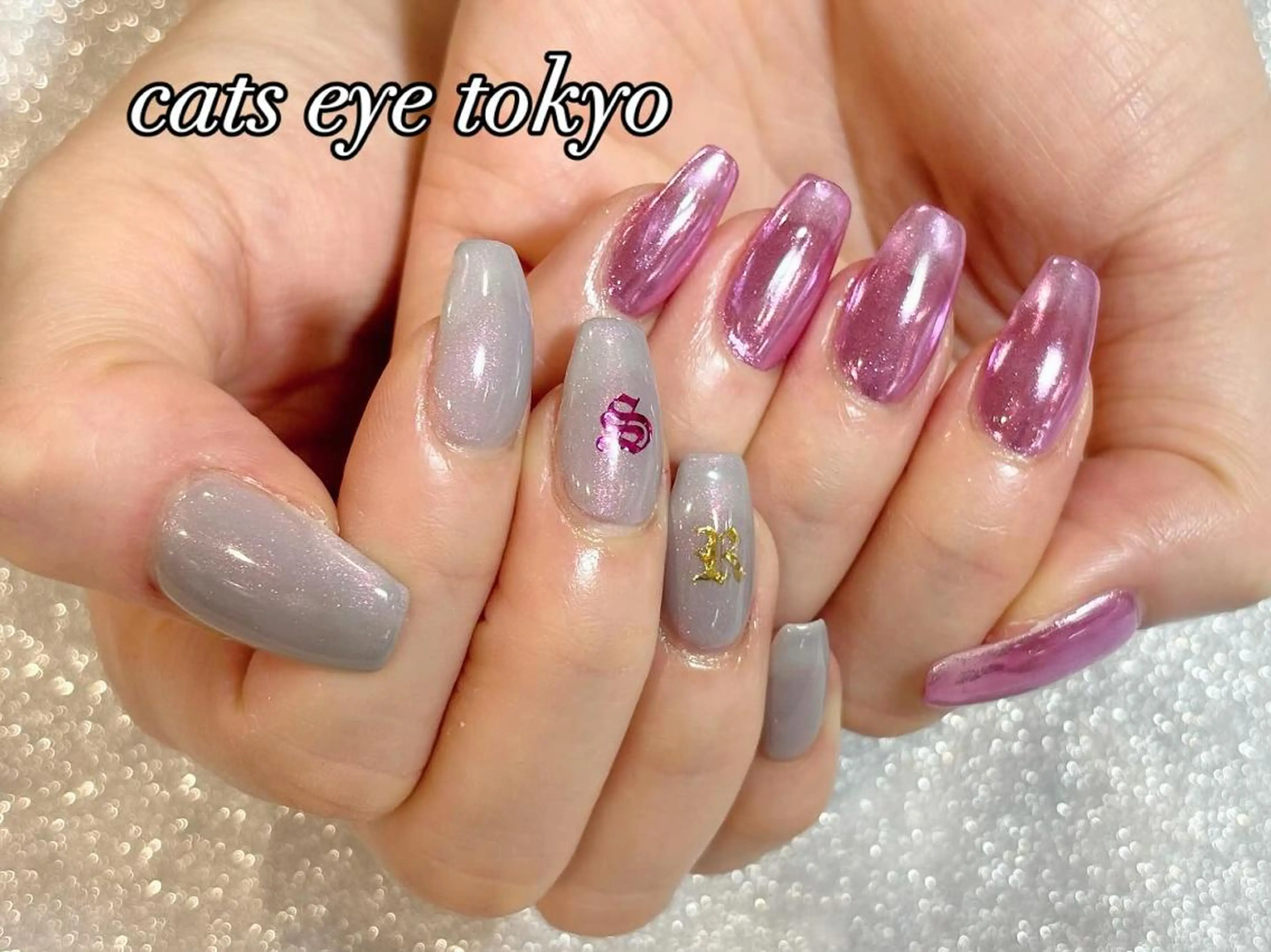 ネイル アートネイル ジェルネイル マグネットネイル ミラーネイル ニュアンスネイル Cat's eye TOKYO 新宿店のネイルデザイン