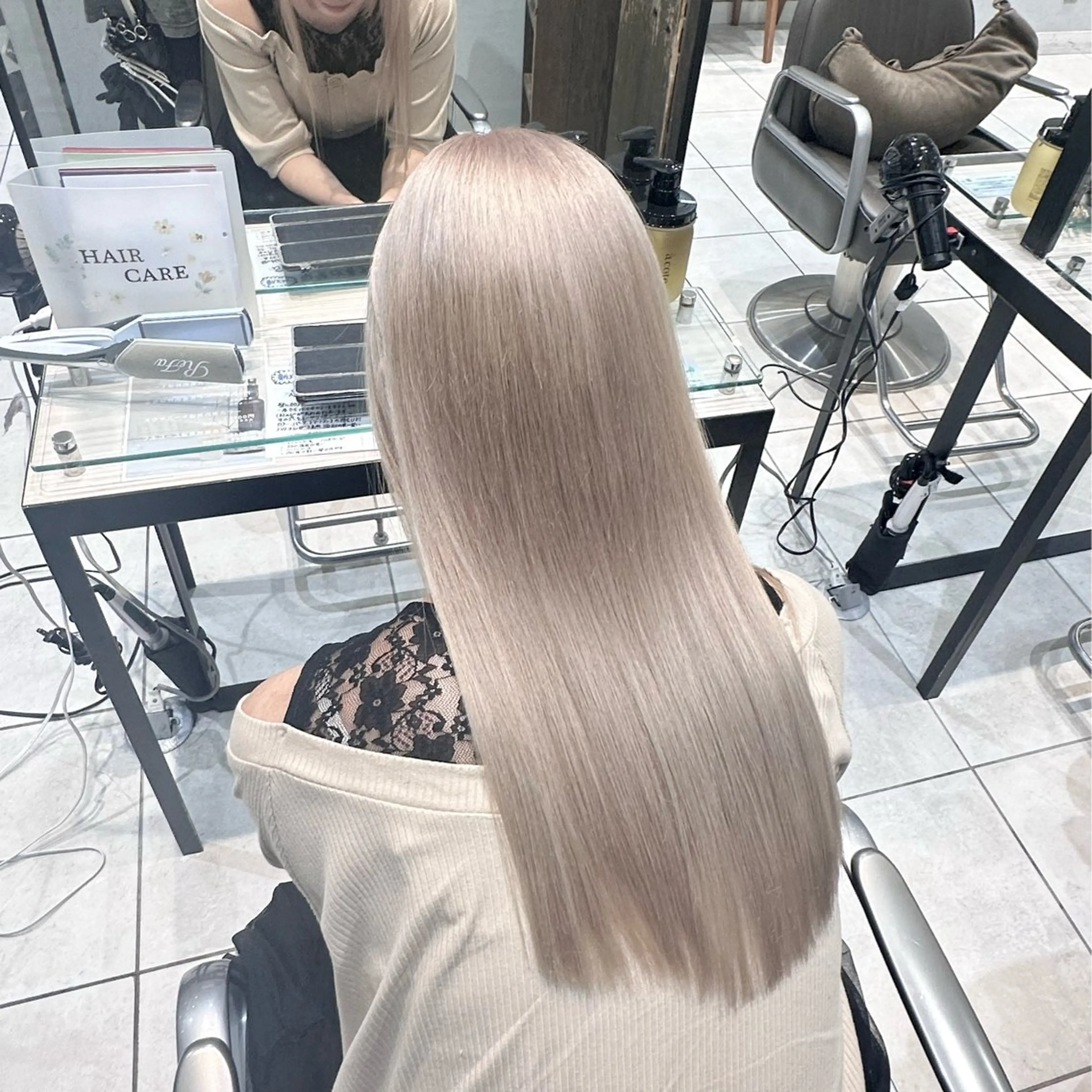 ロング ヘアカラー 【銀座】🖤モテ髪 ヘア💫三浦のヘアスタイル