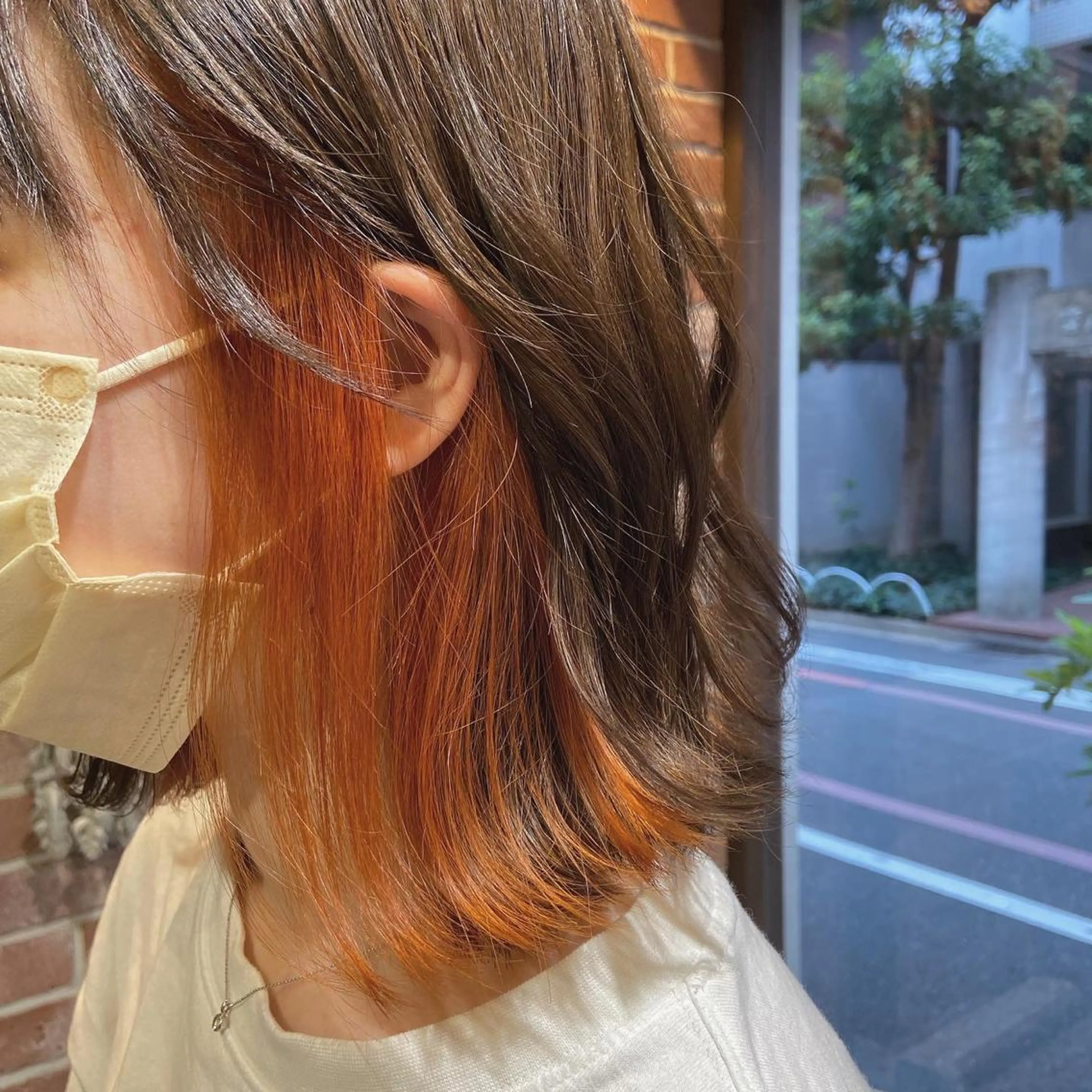 ミディアム ✨ミニモ限定価格◎ ブリーチ無しカラーのヘアスタイル