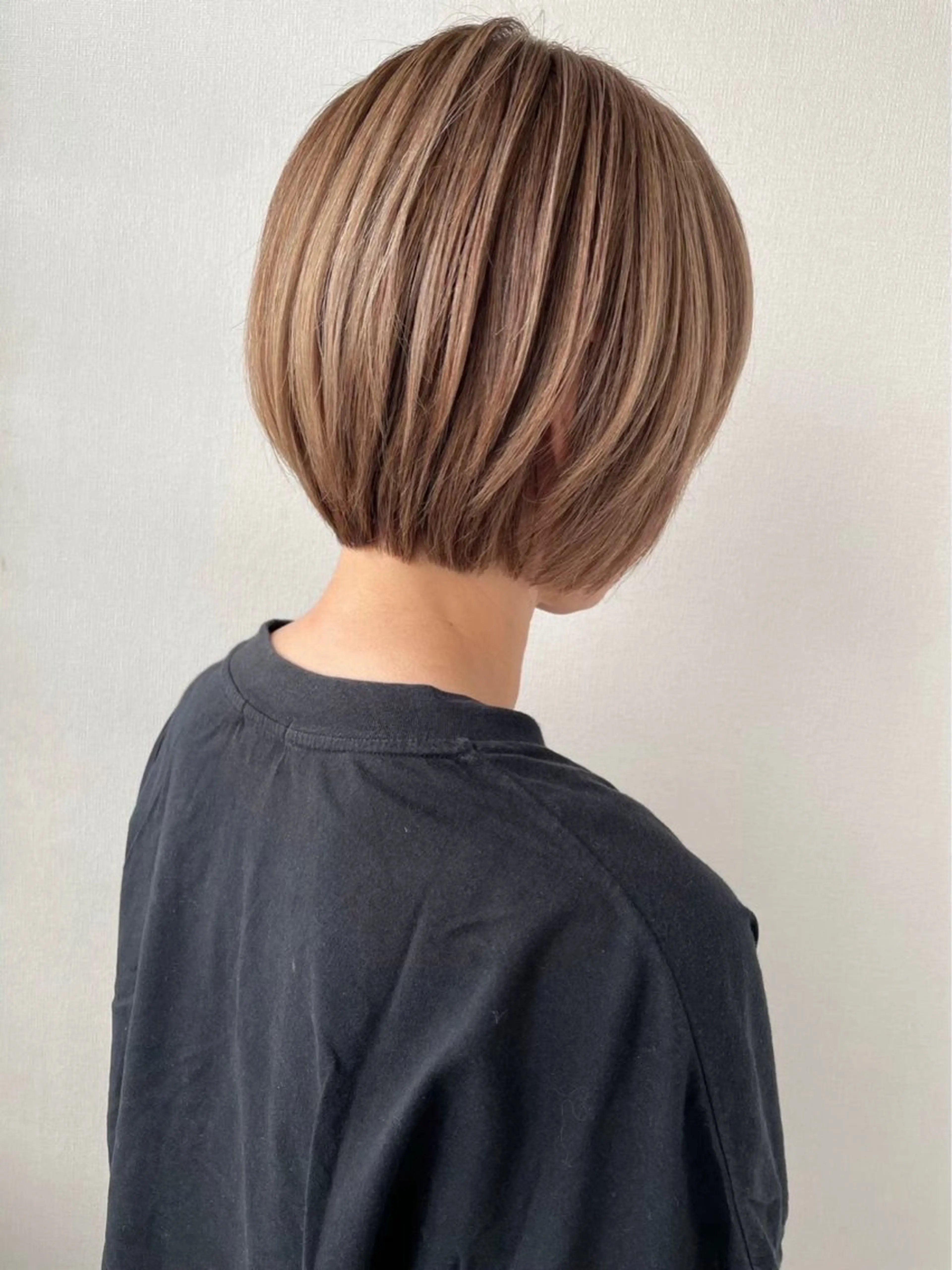 ショート カット ヘアカラー トリートメント haruya/ボブ/ ショート/髪質改善のヘアスタイル